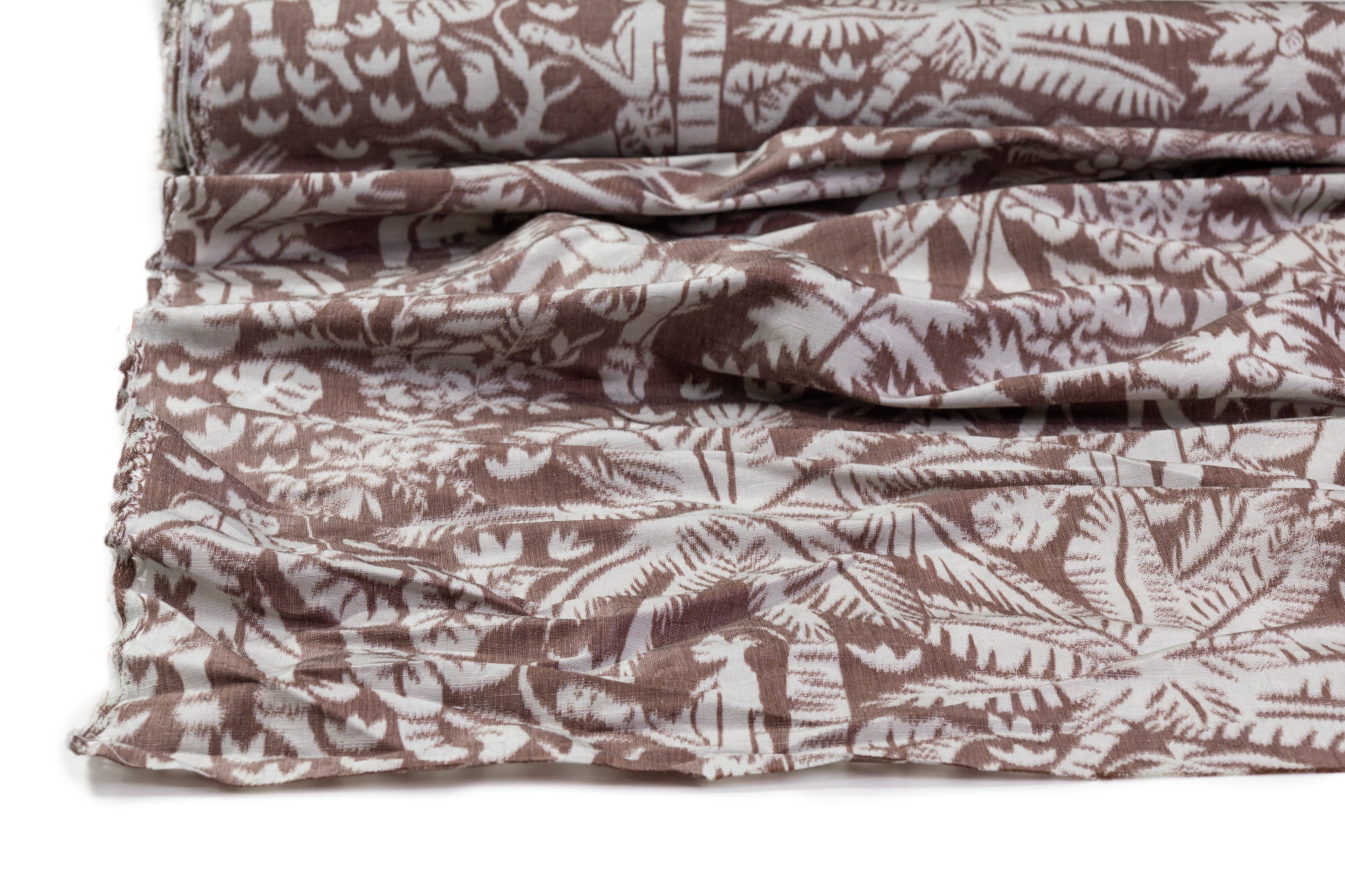 Tiki Toile Italian Jacquard - Beige