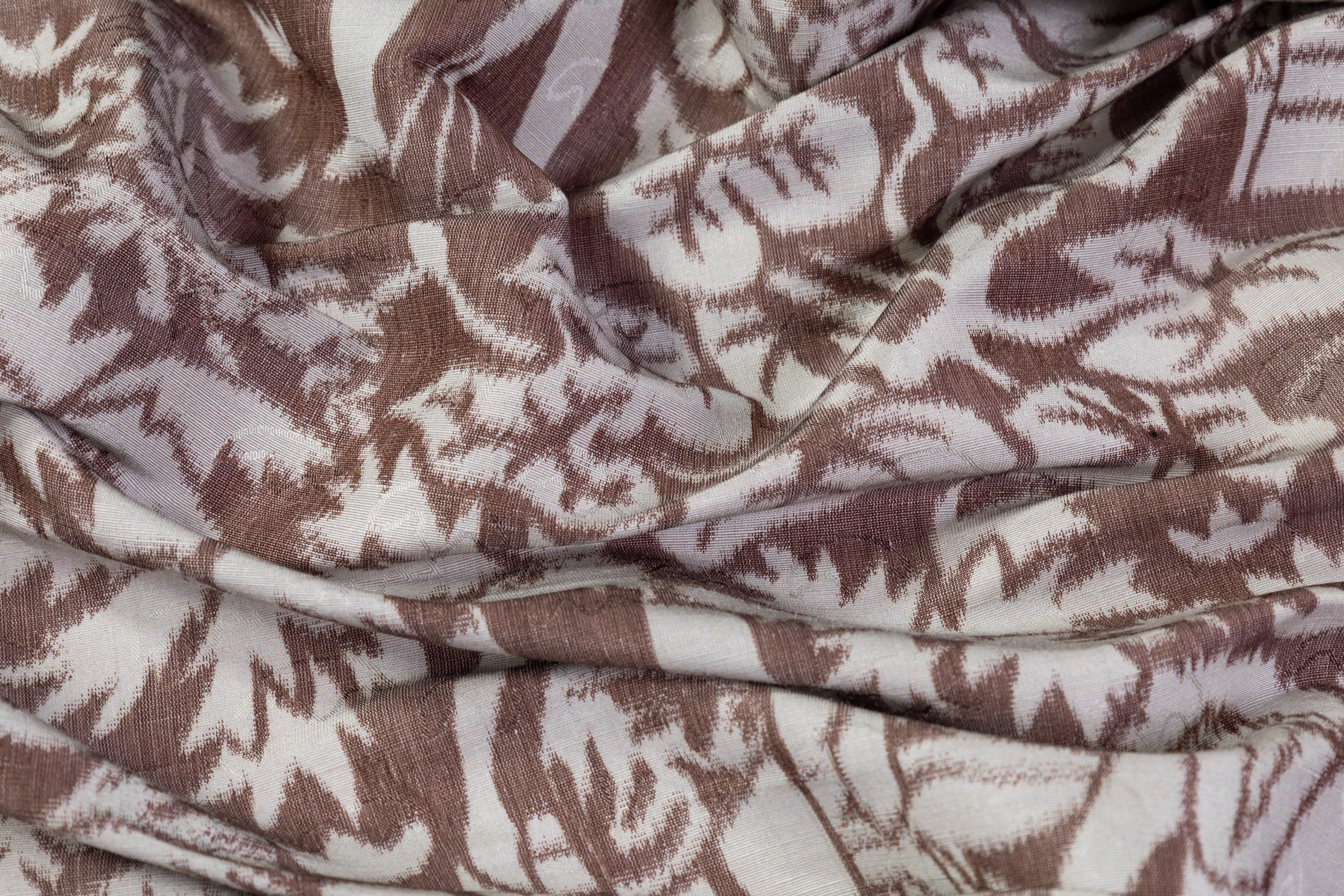 Tiki Toile Italian Jacquard - Beige