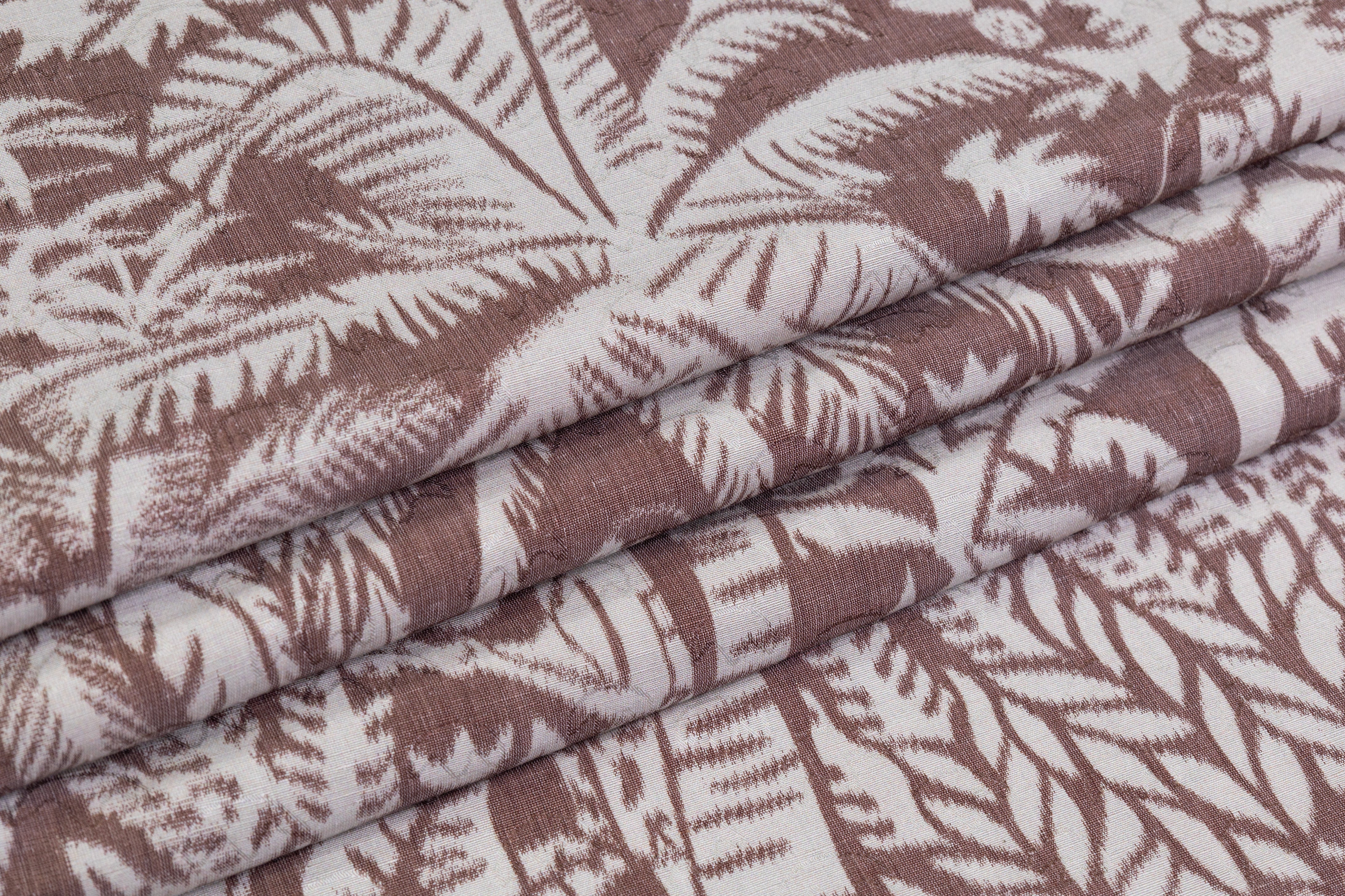 Tiki Toile Italian Jacquard - Beige