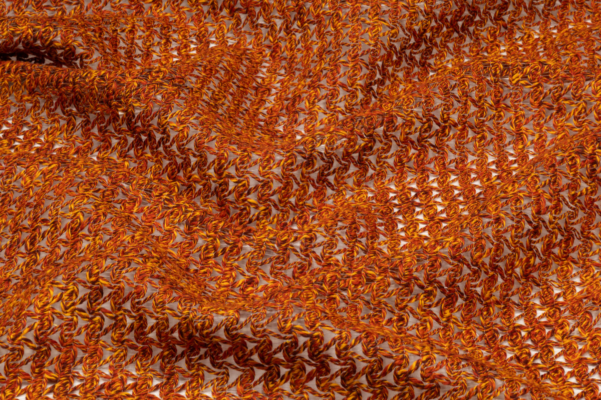Italian Novelty Rope Net - Golden Rust