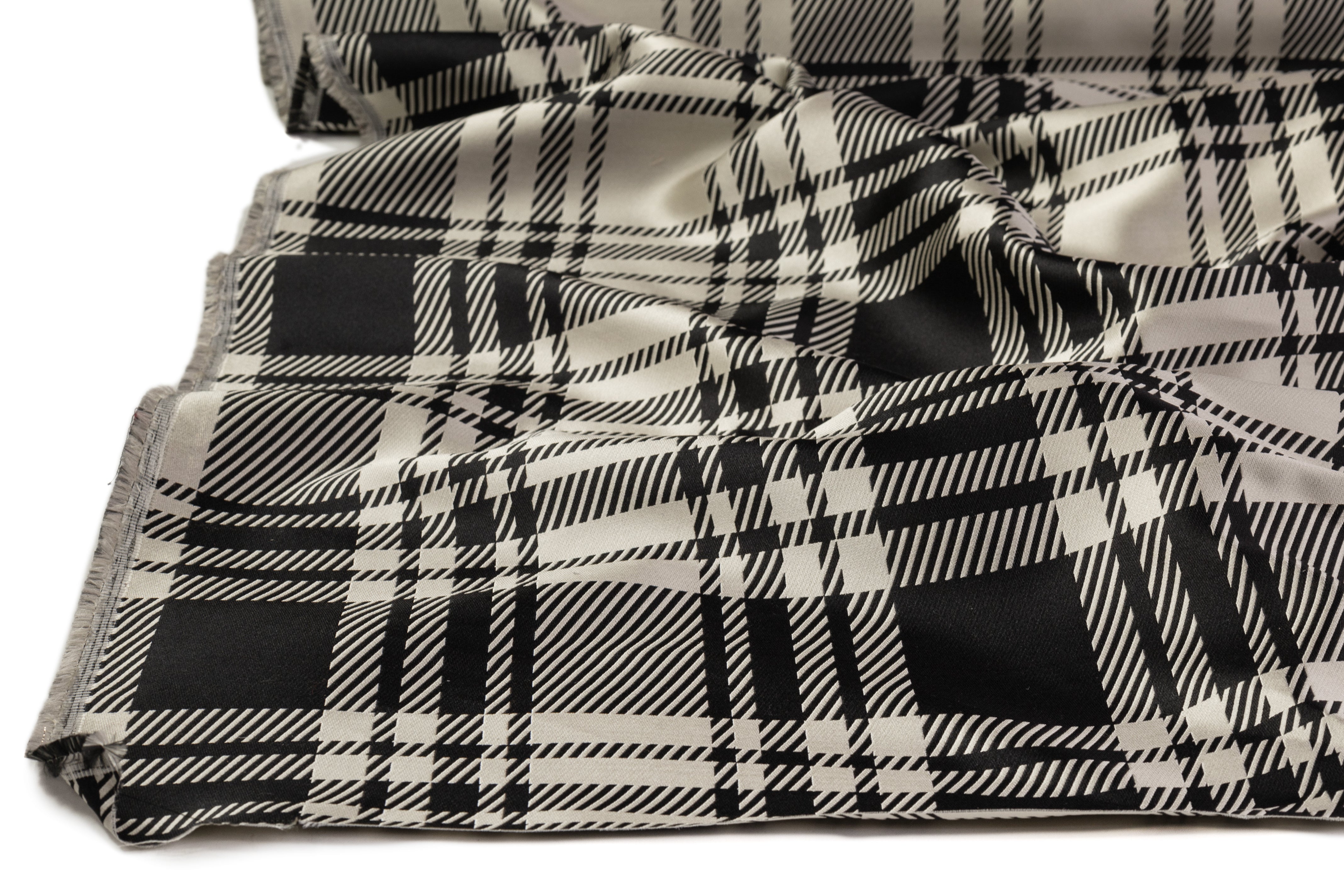 Ralph Lauren - Checked Italian Brocade - Black / Ivory