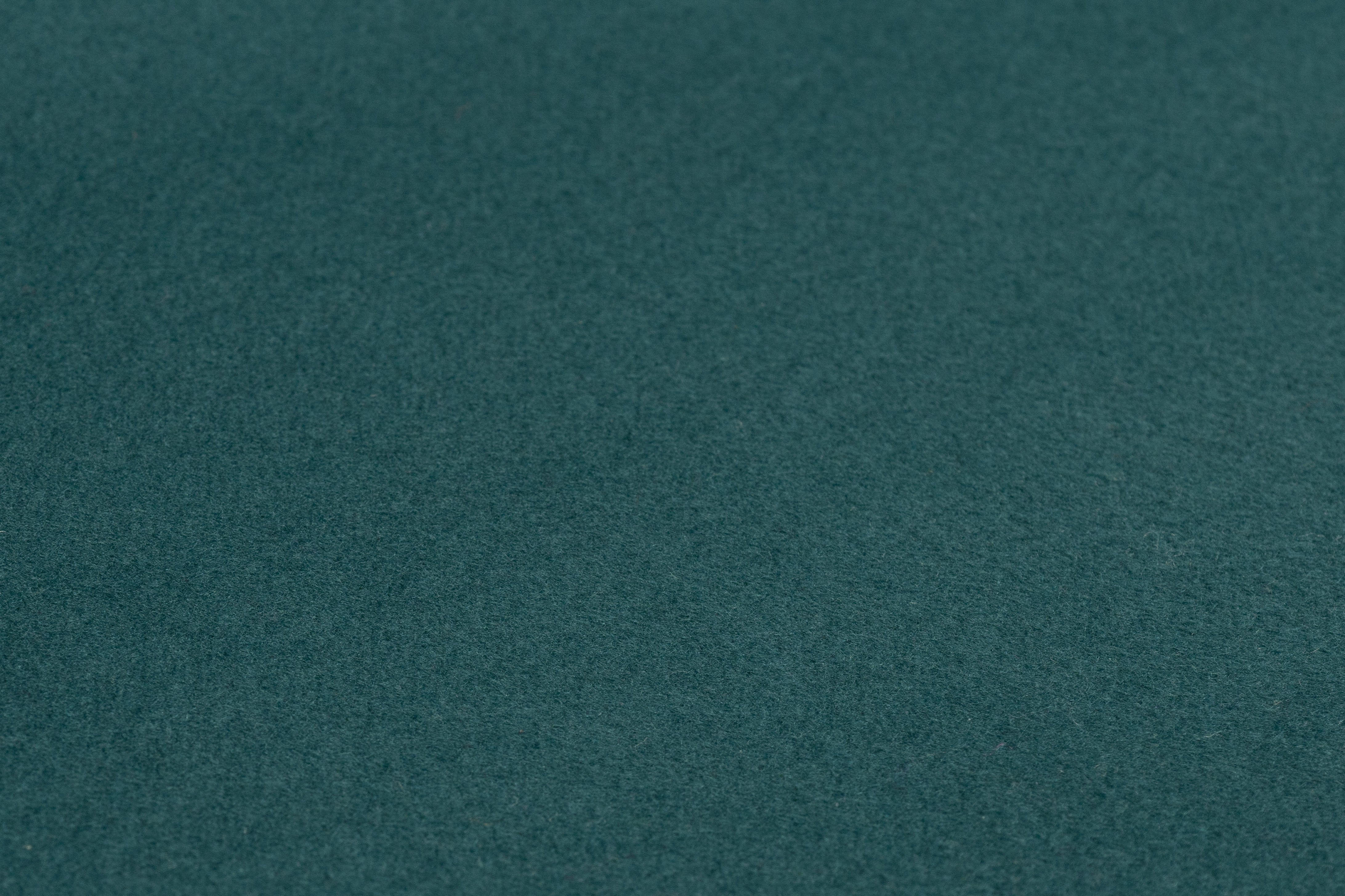Double Faced Italian Wool Coating - Teal