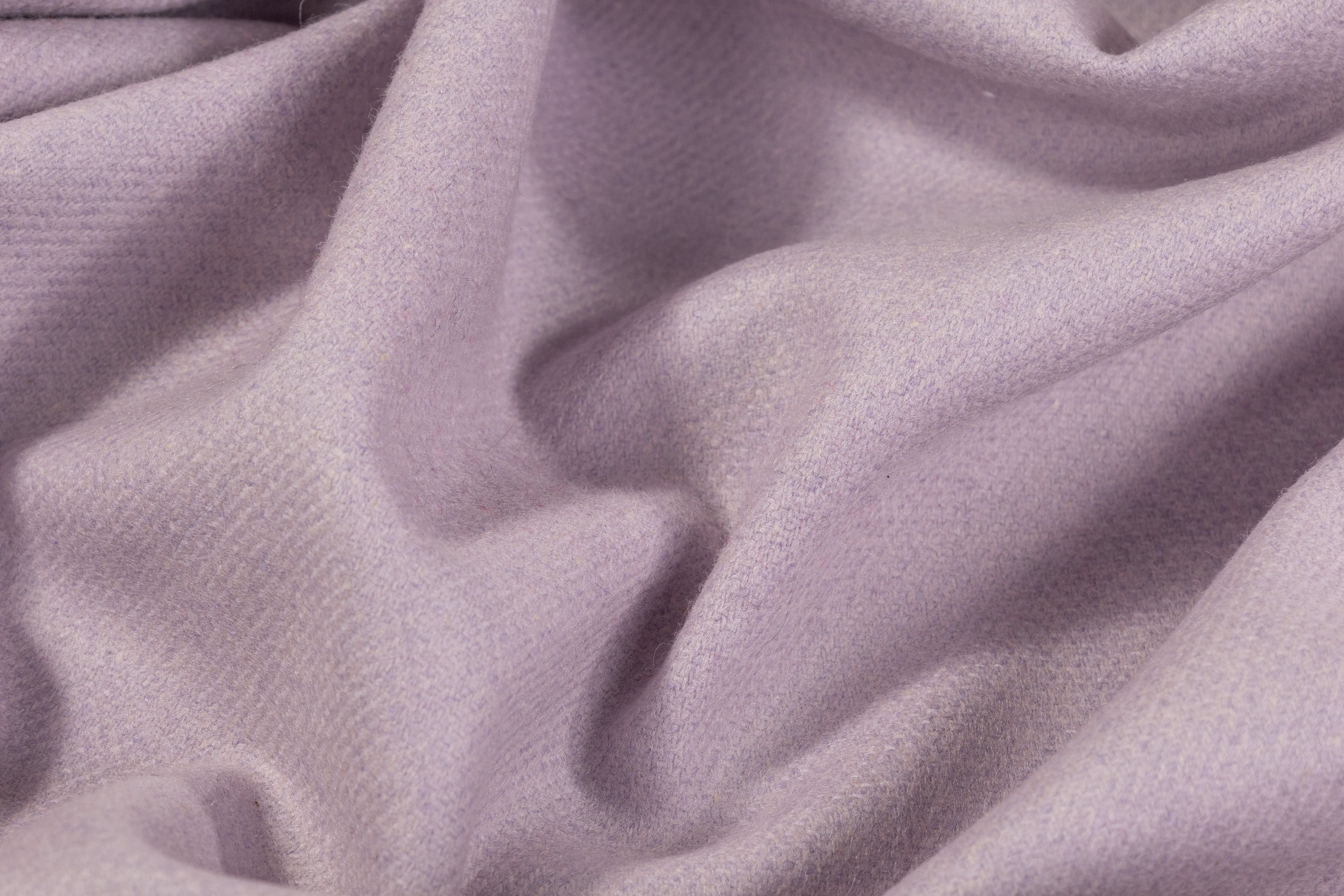 Solid Italian Wool Blend - Lavender