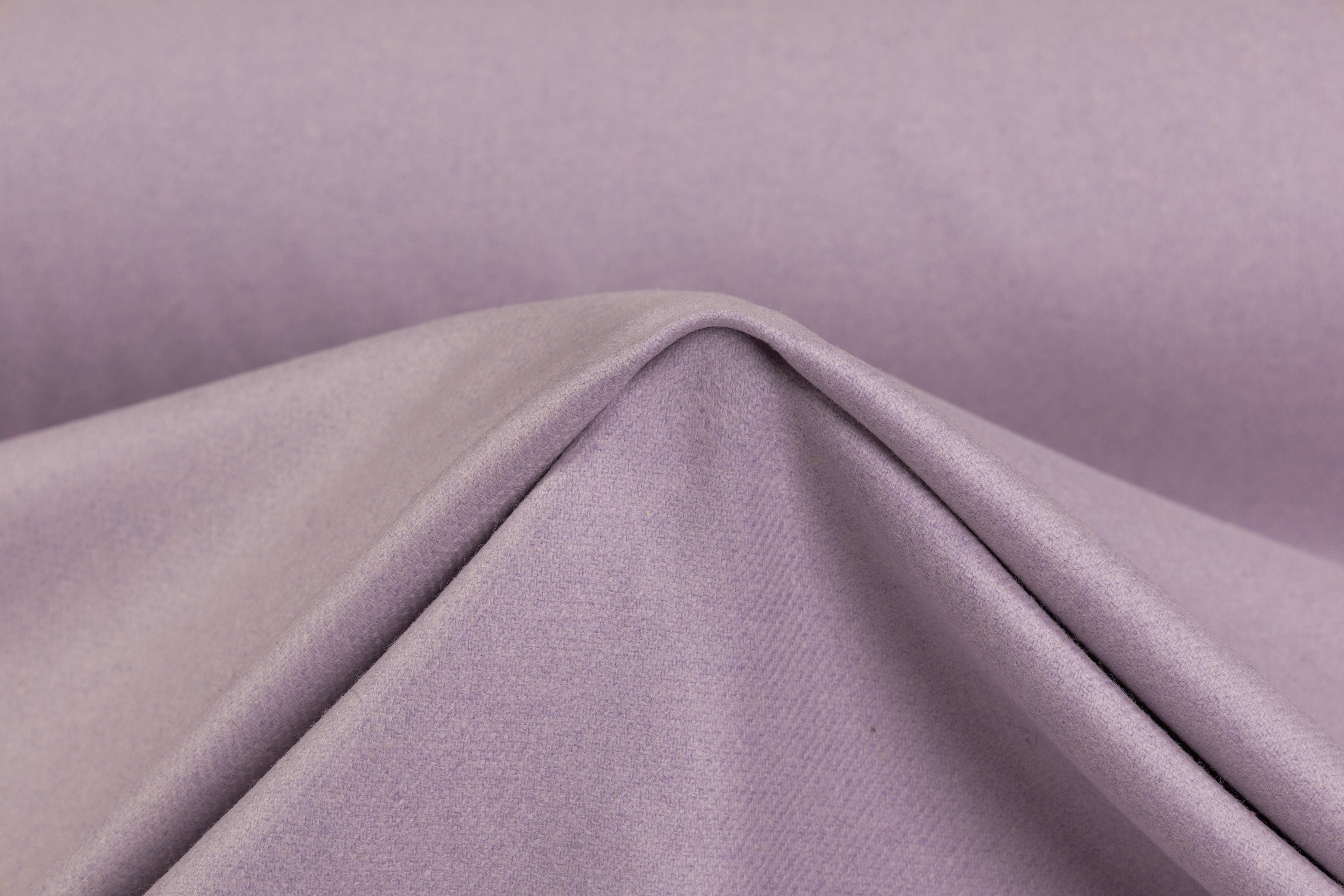 Solid Italian Wool Blend - Lavender