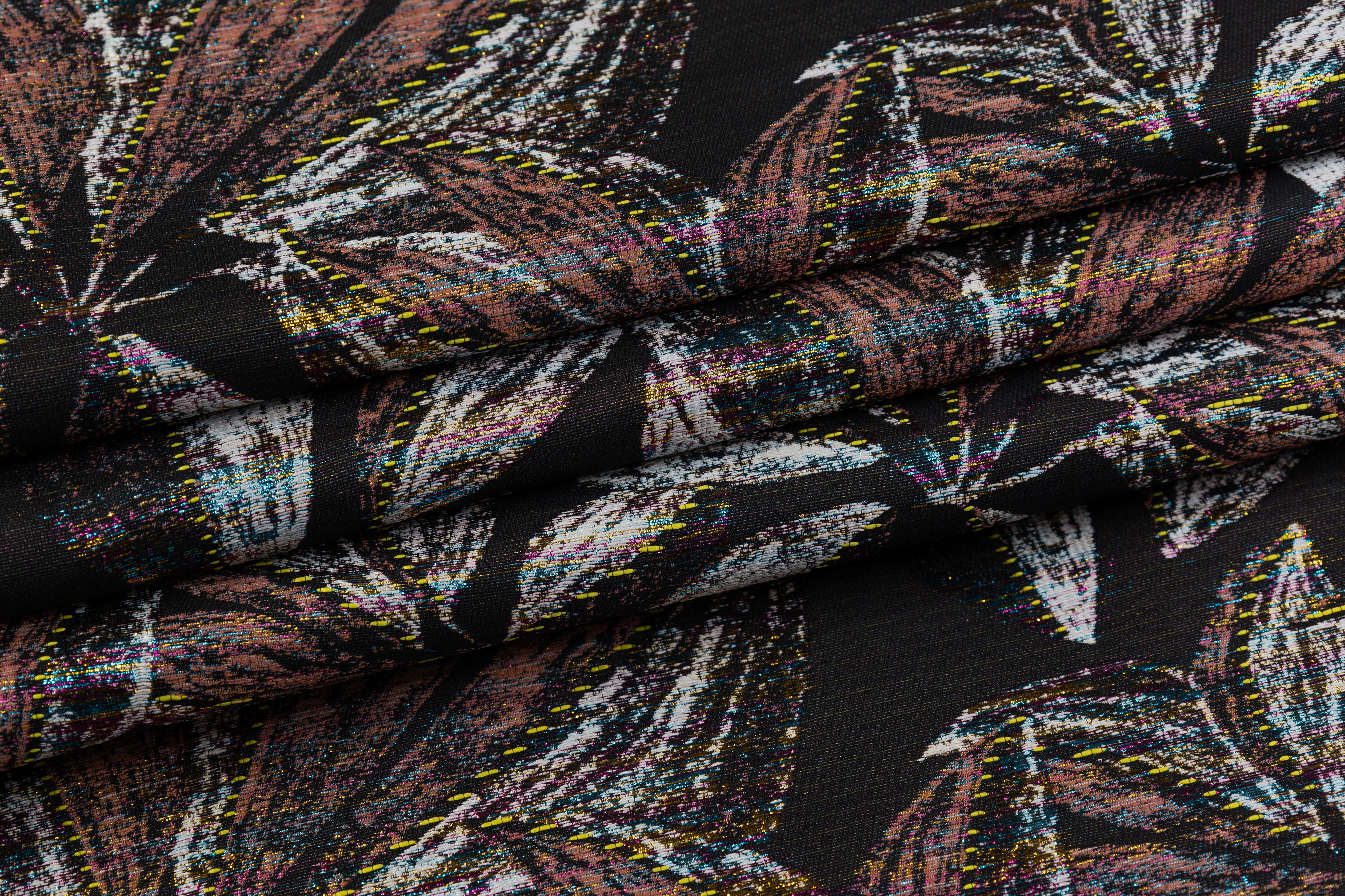 Floral Metallic Brocade - Multicolor