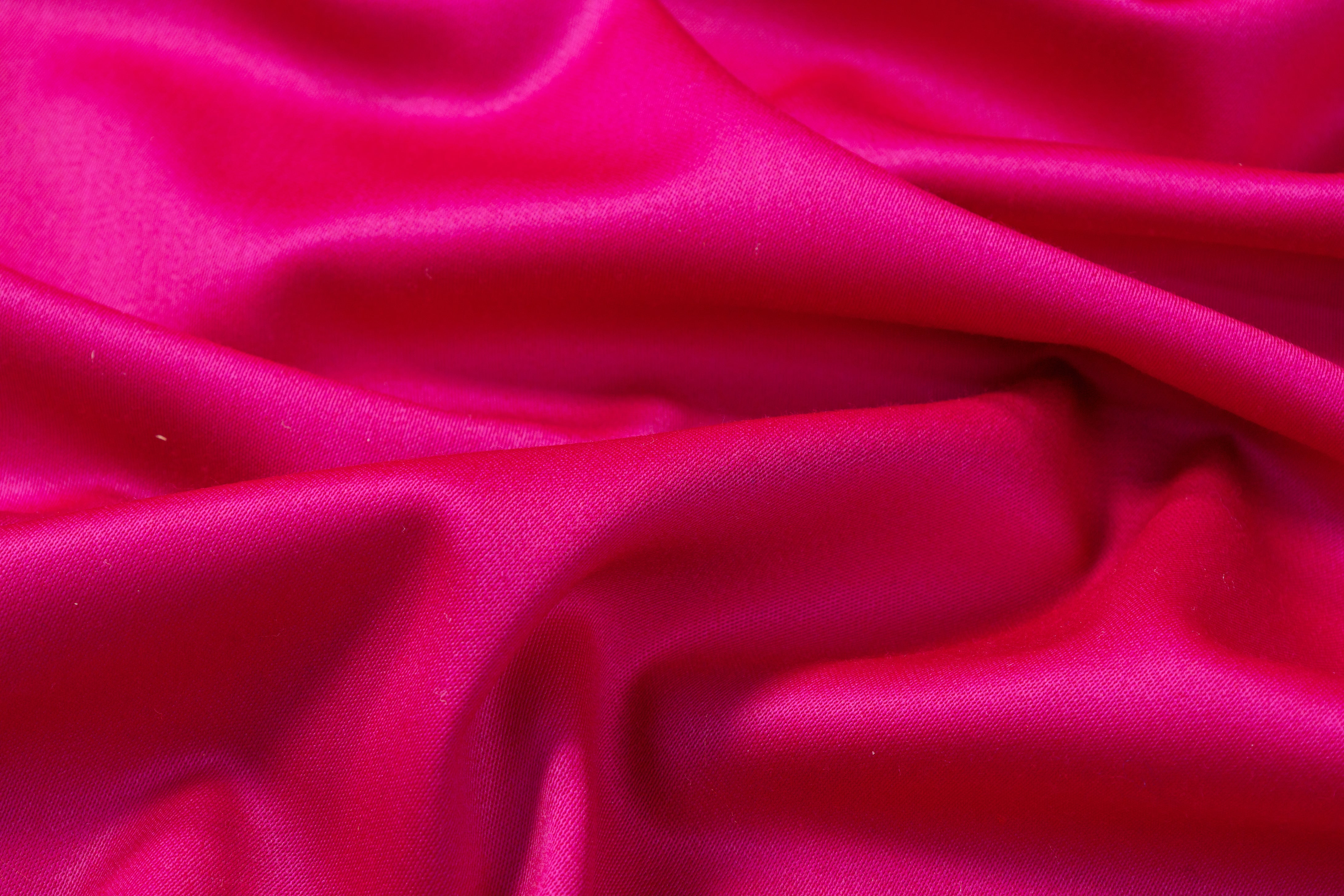 Italian Satin Faille Stretch Wool - Magenta
