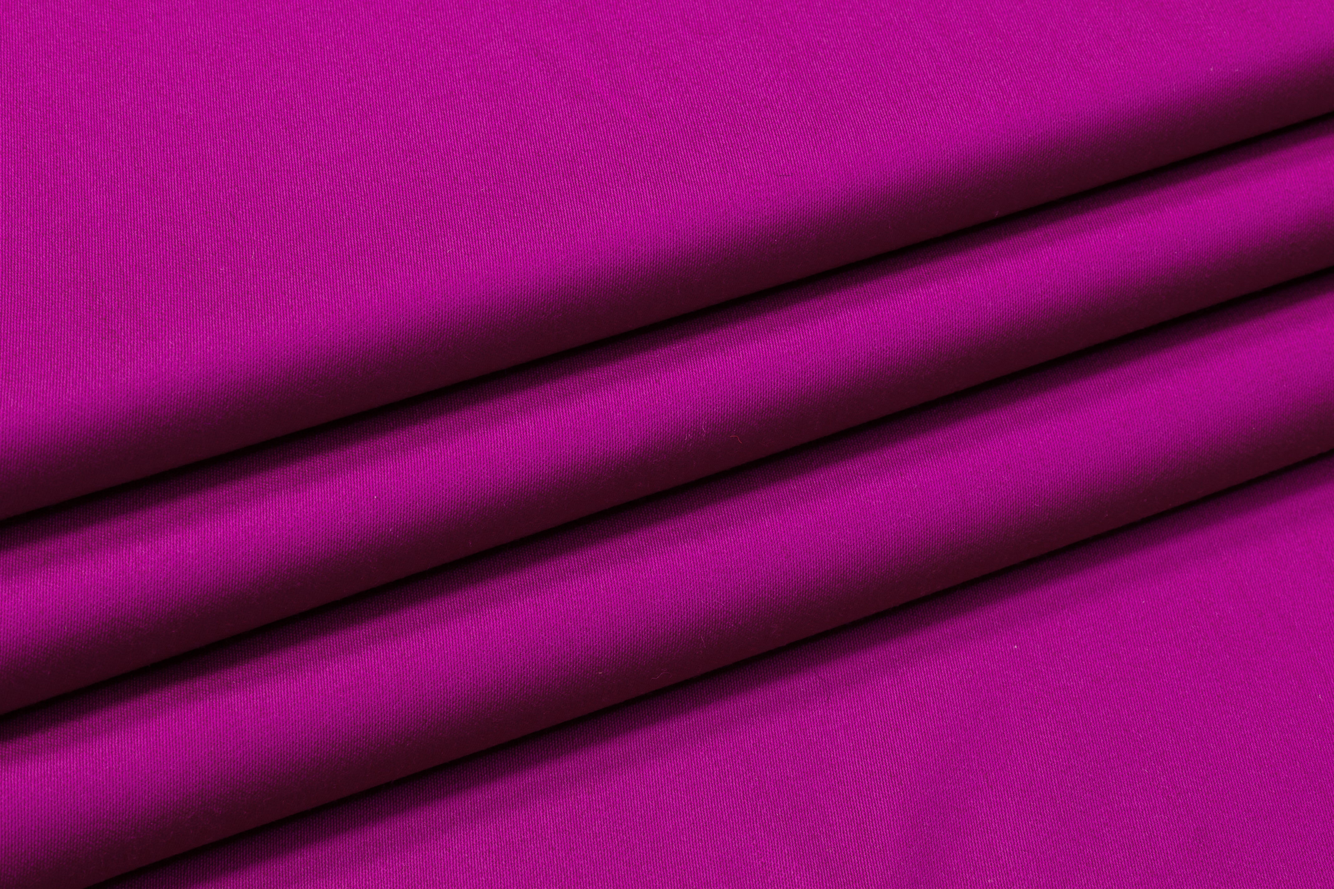 Italian Satin Faille Stretch Wool - Dark Fuchsia
