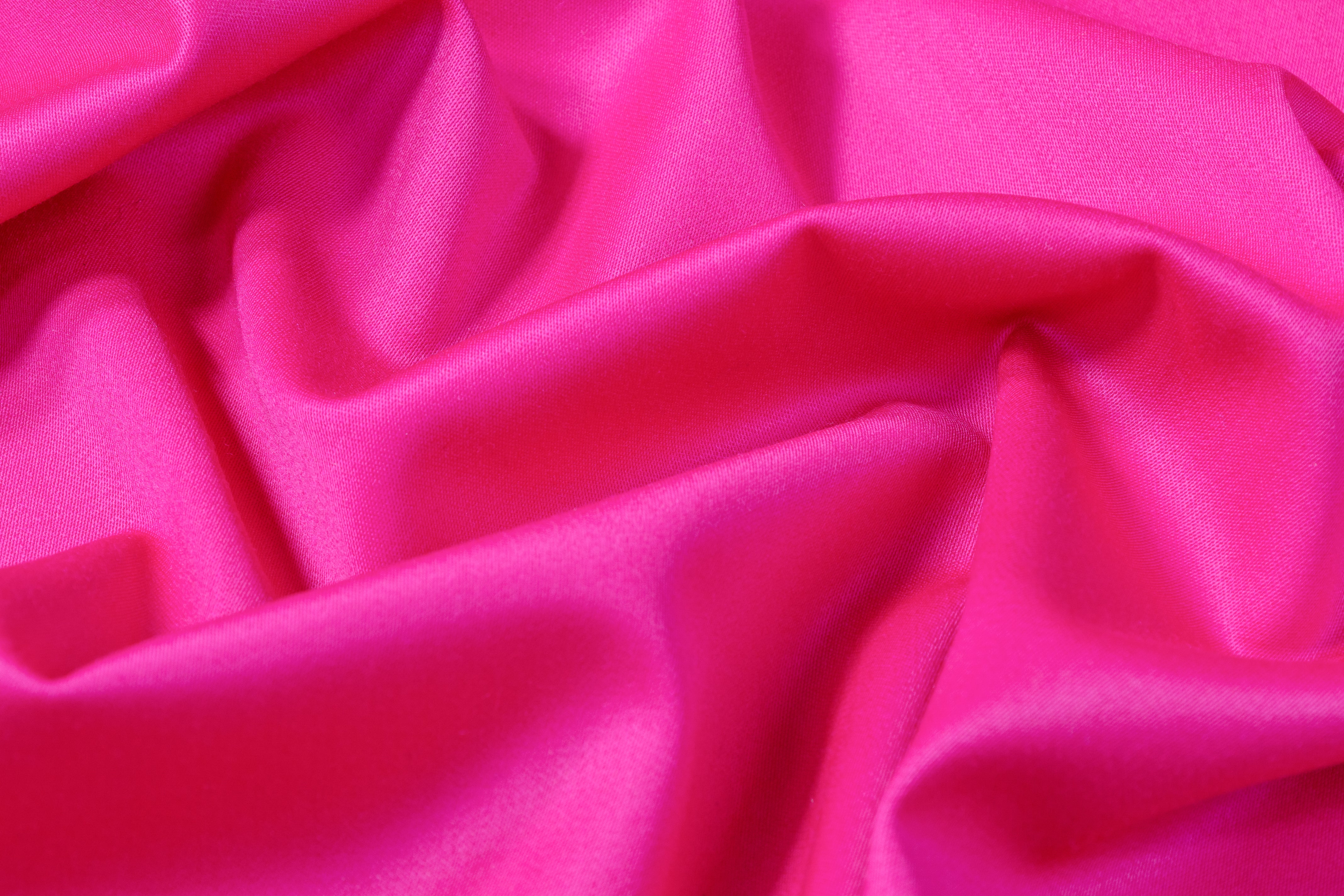 Italian Satin Faille Stretch Wool - Hot Pink