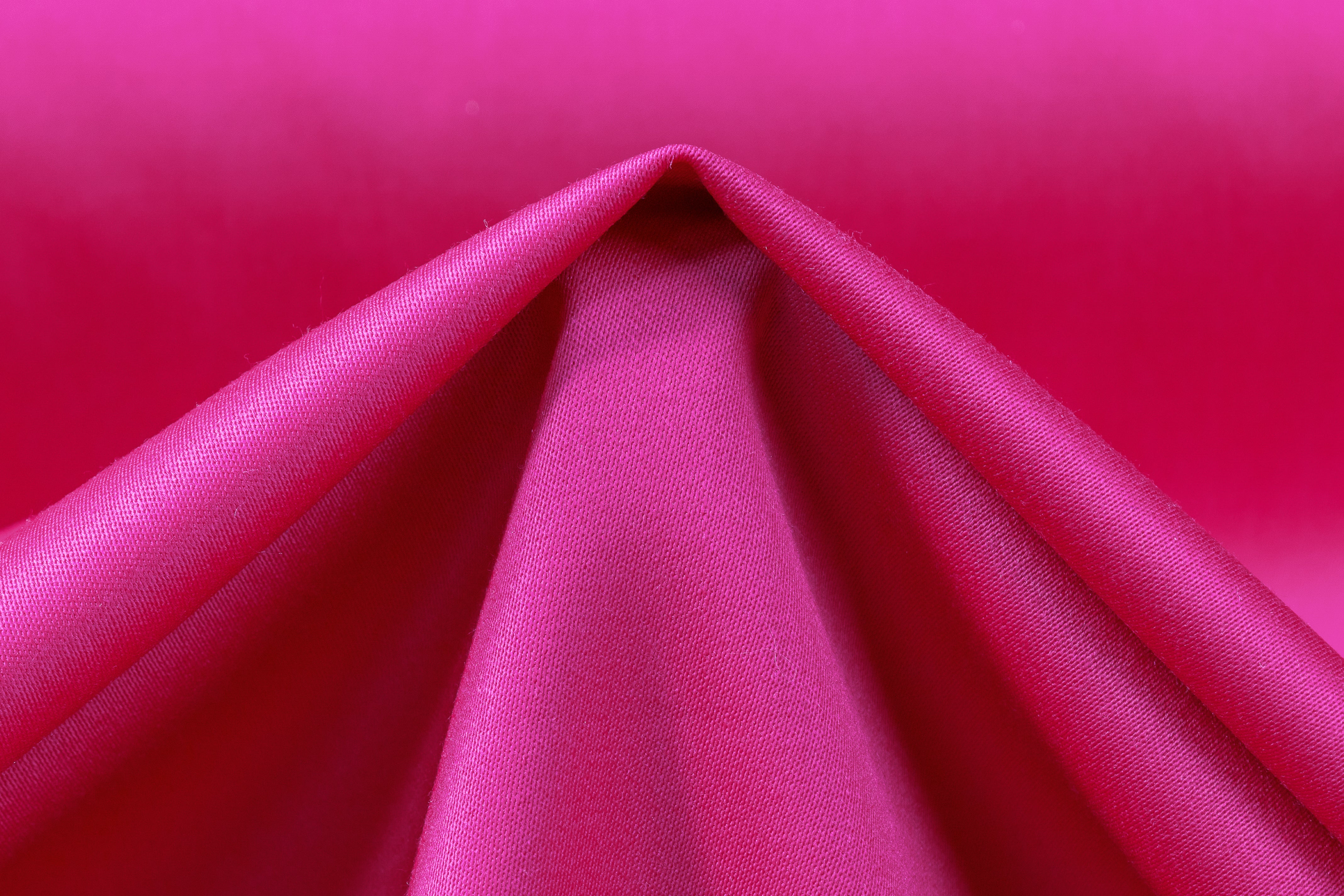 Italian Satin Faille Stretch Wool - Hot Pink