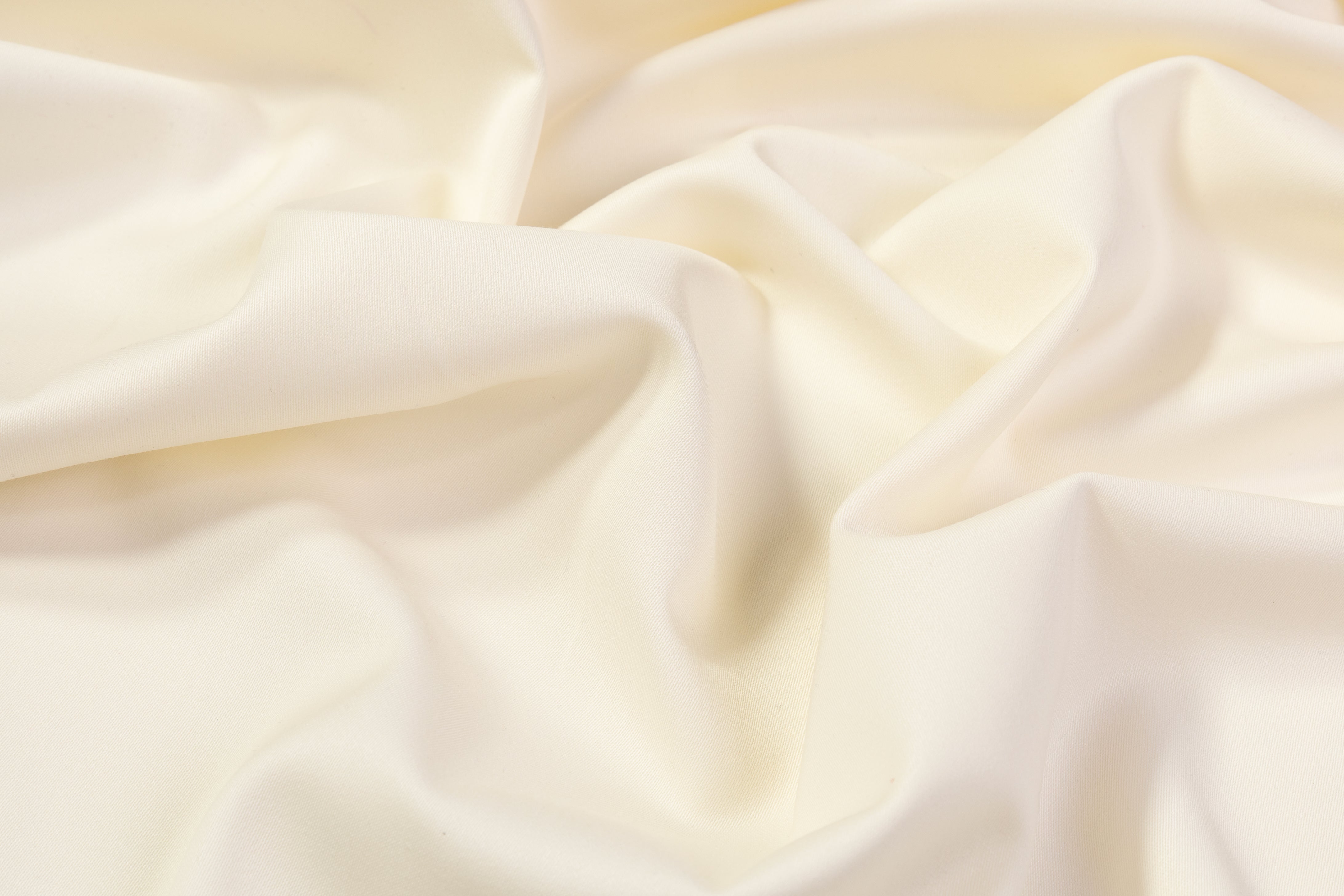 Italian Satin Faille Stretch Wool - Off White