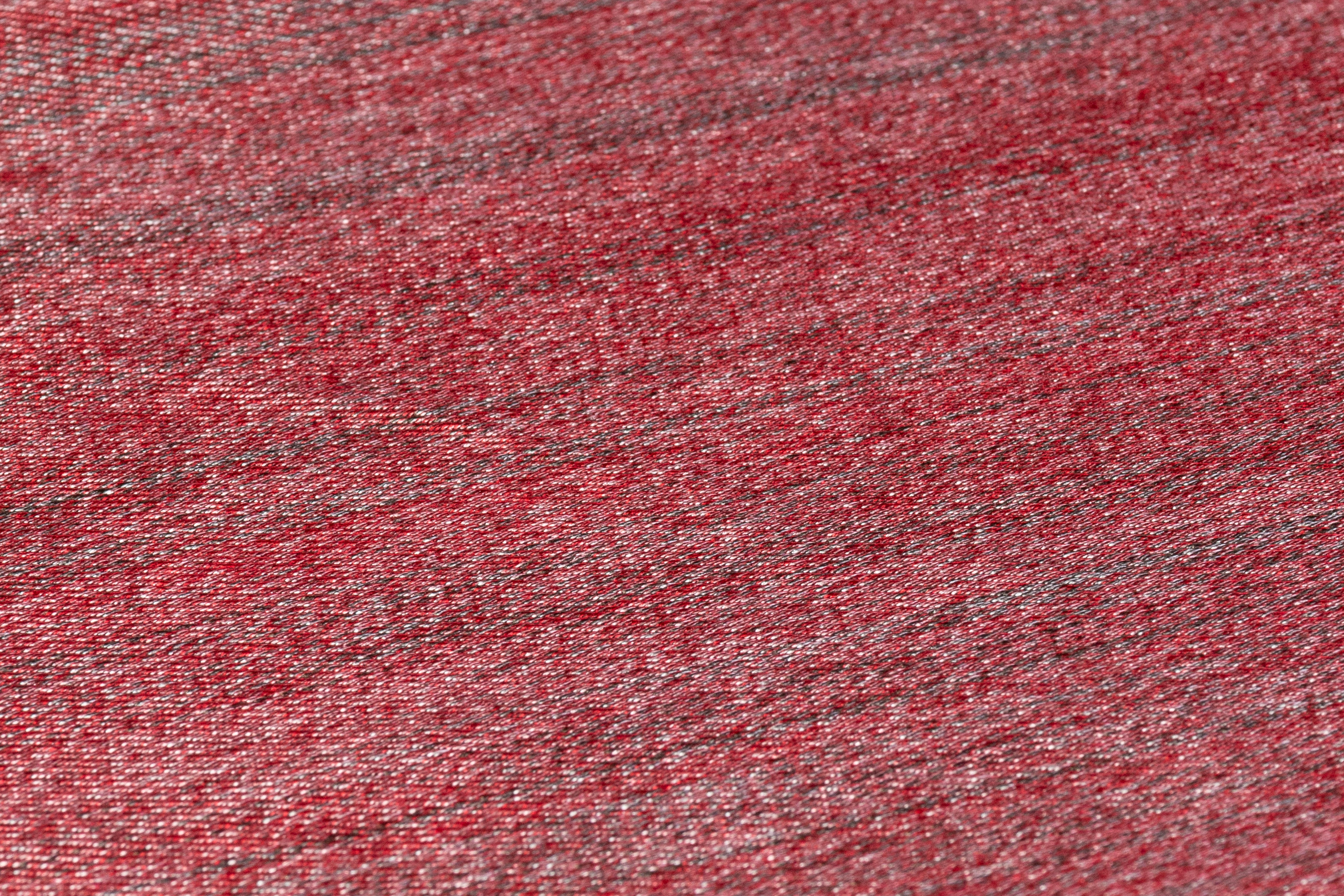 Two-Tone Italian Silk Blend Satin Back Twill - Red / Green