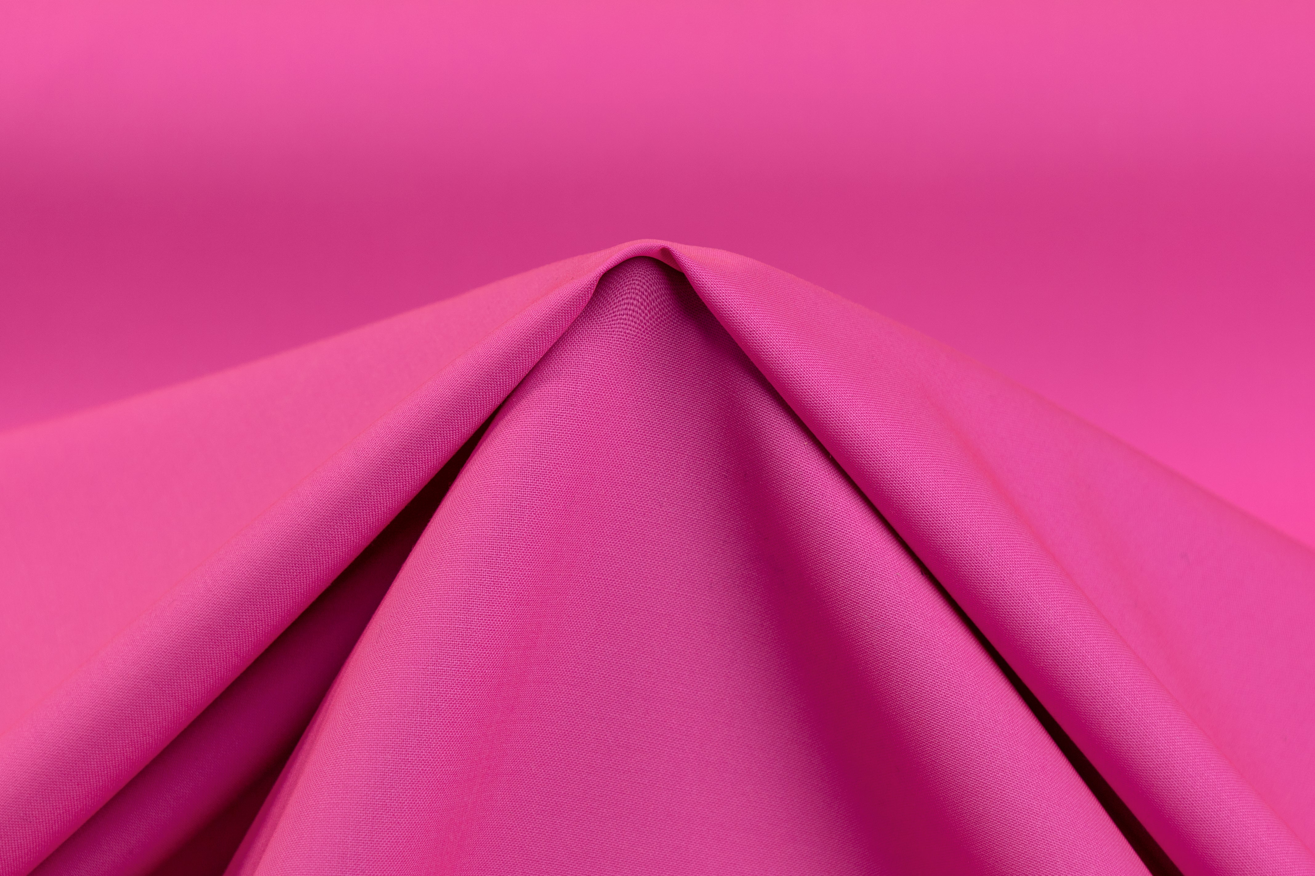 Solid Italian Wool Stretch Suiting - Bubblegum Pink