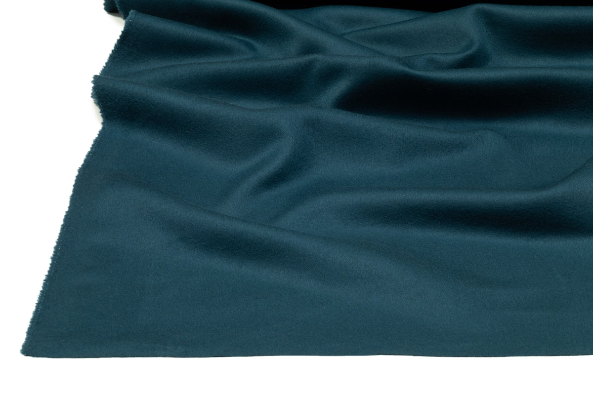 Loro Piana - Double Faced Italian Pure Cashmere Coating - Petrol Blue