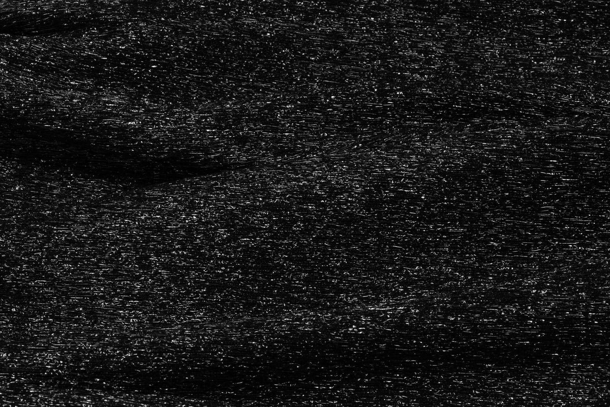 Textured Italian Poly Cotton Lamé - Black