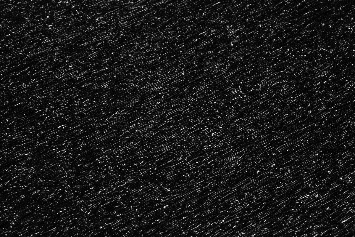 Textured Italian Poly Cotton Lamé - Black