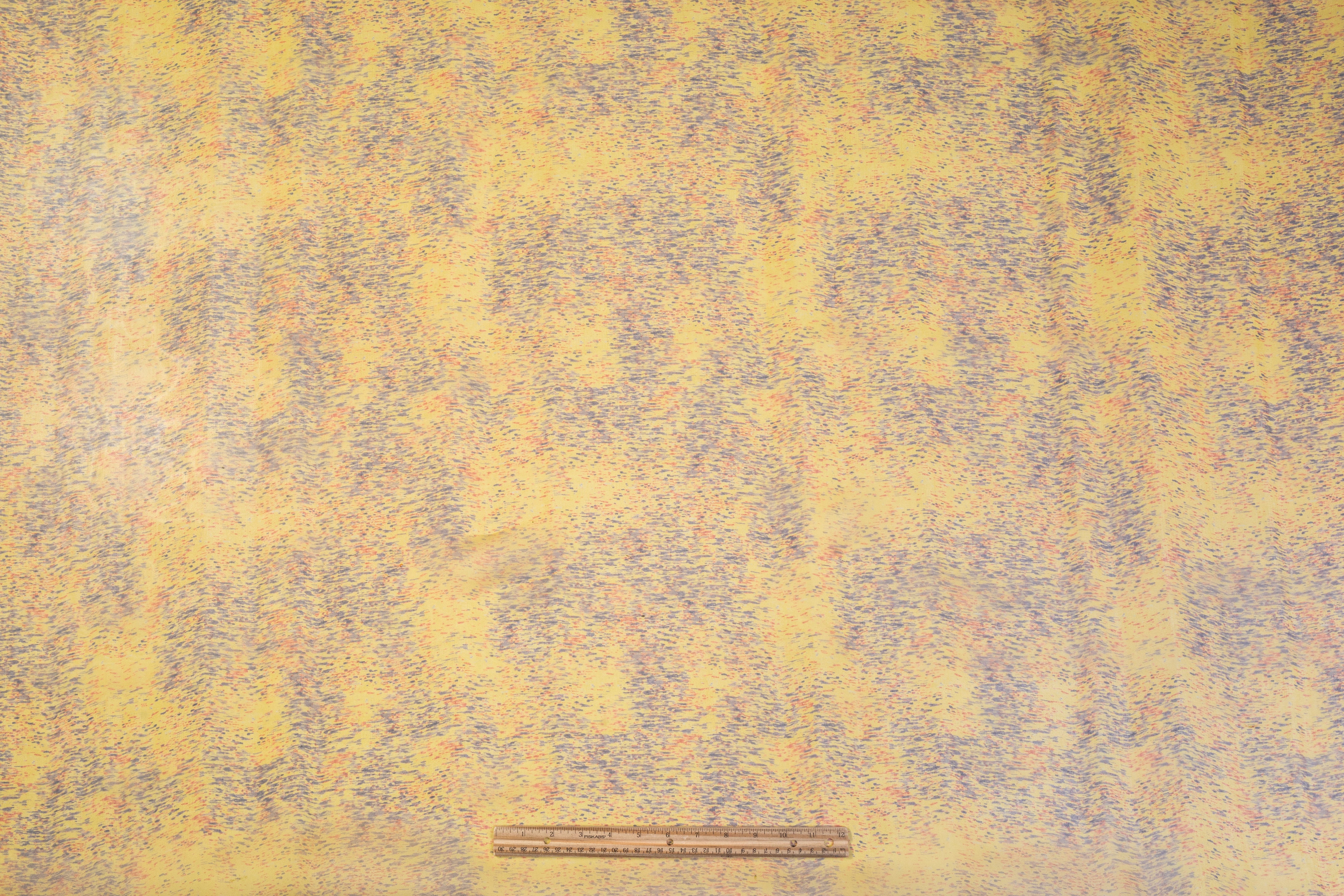 Abstract Silk Organza - Gold