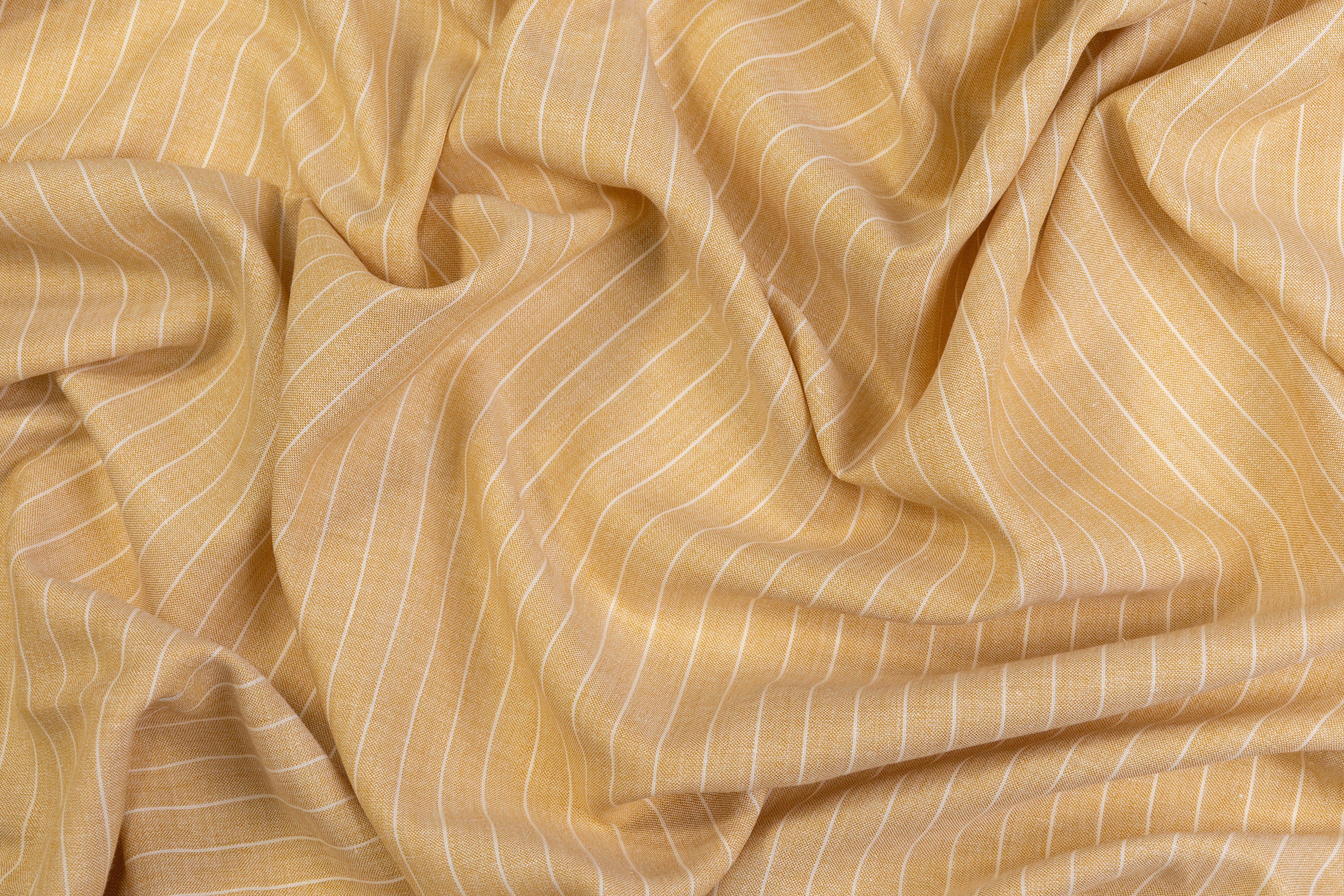 Striped Italian Linen - Beige