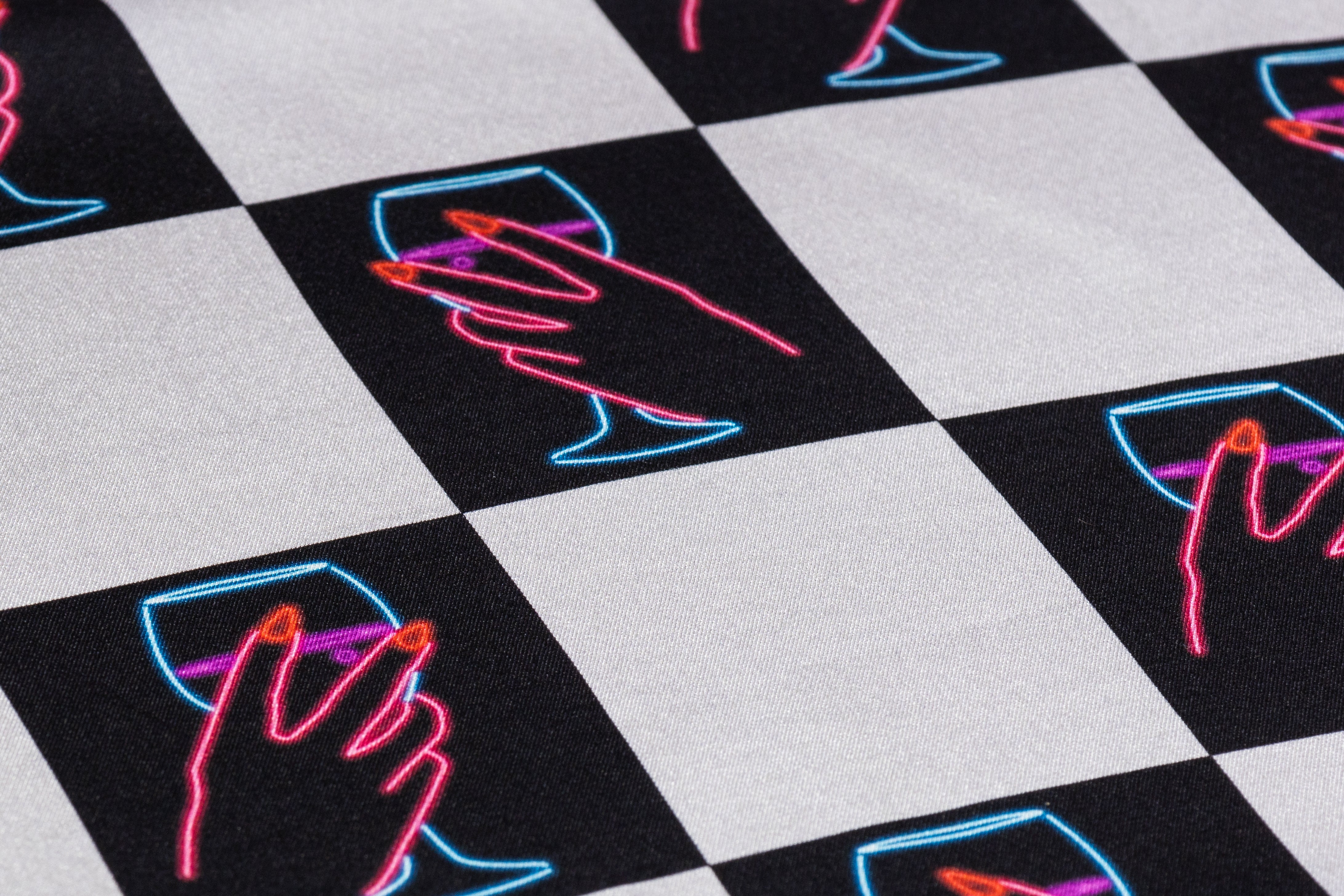 Neon Nights Italian Silk Twill - Multicolor