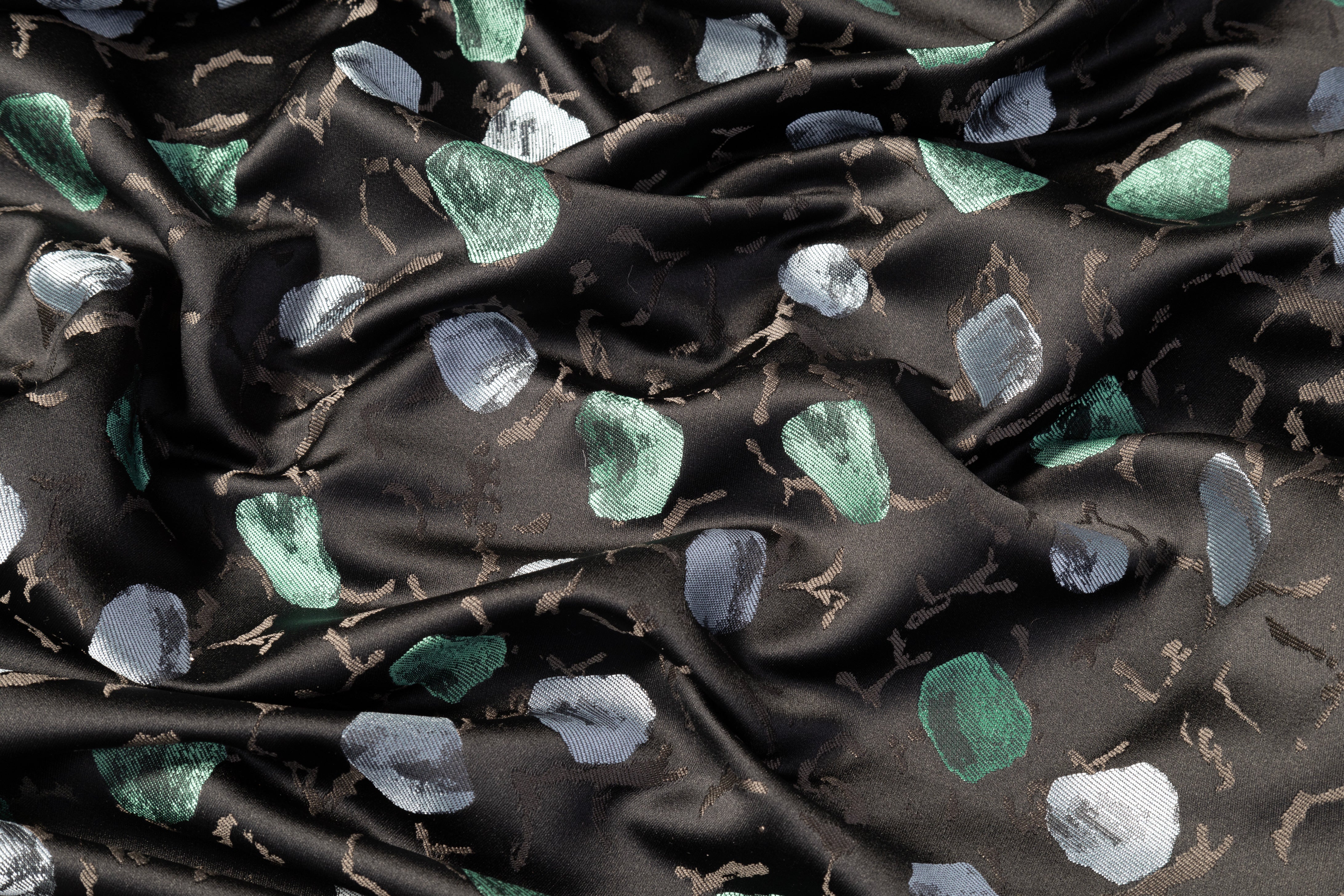 Armani - Gemstone Jacquard - Black / Gray / Green