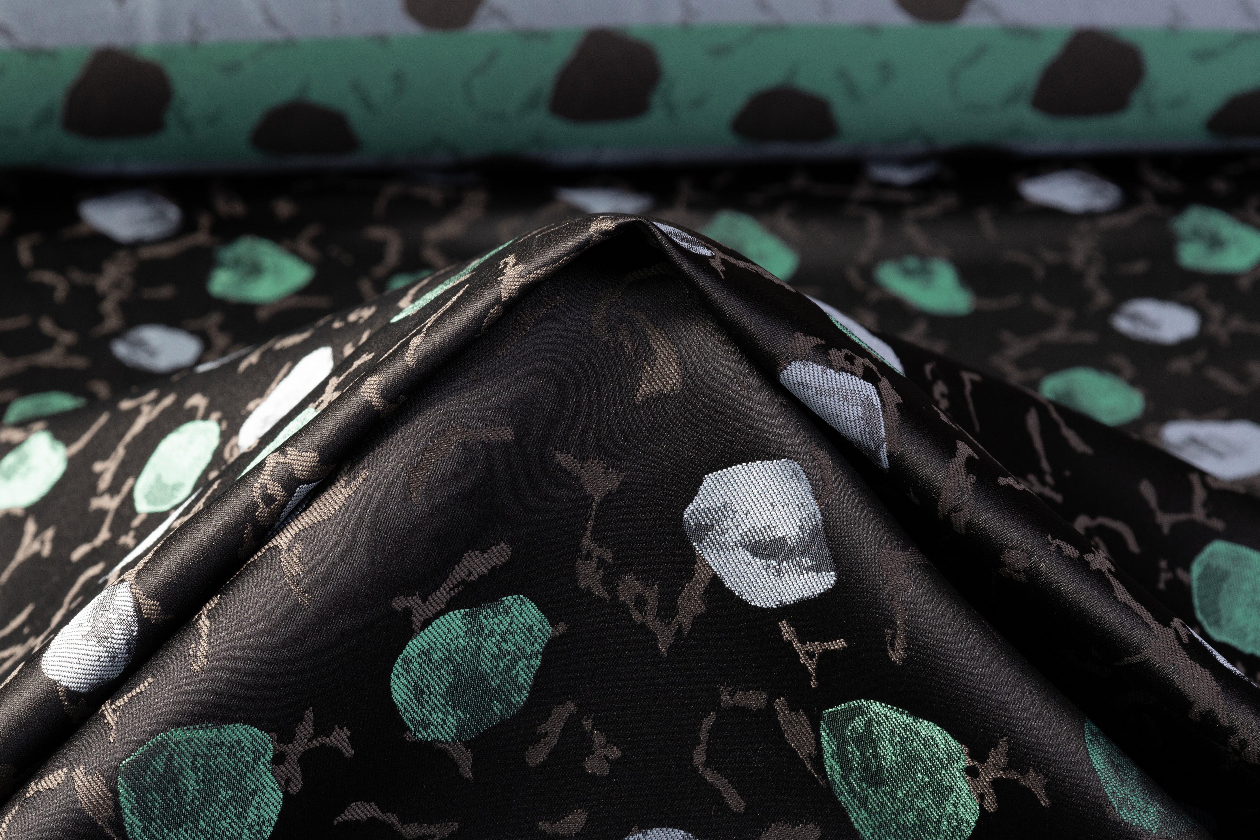 Armani - Gemstone Jacquard - Black / Gray / Green