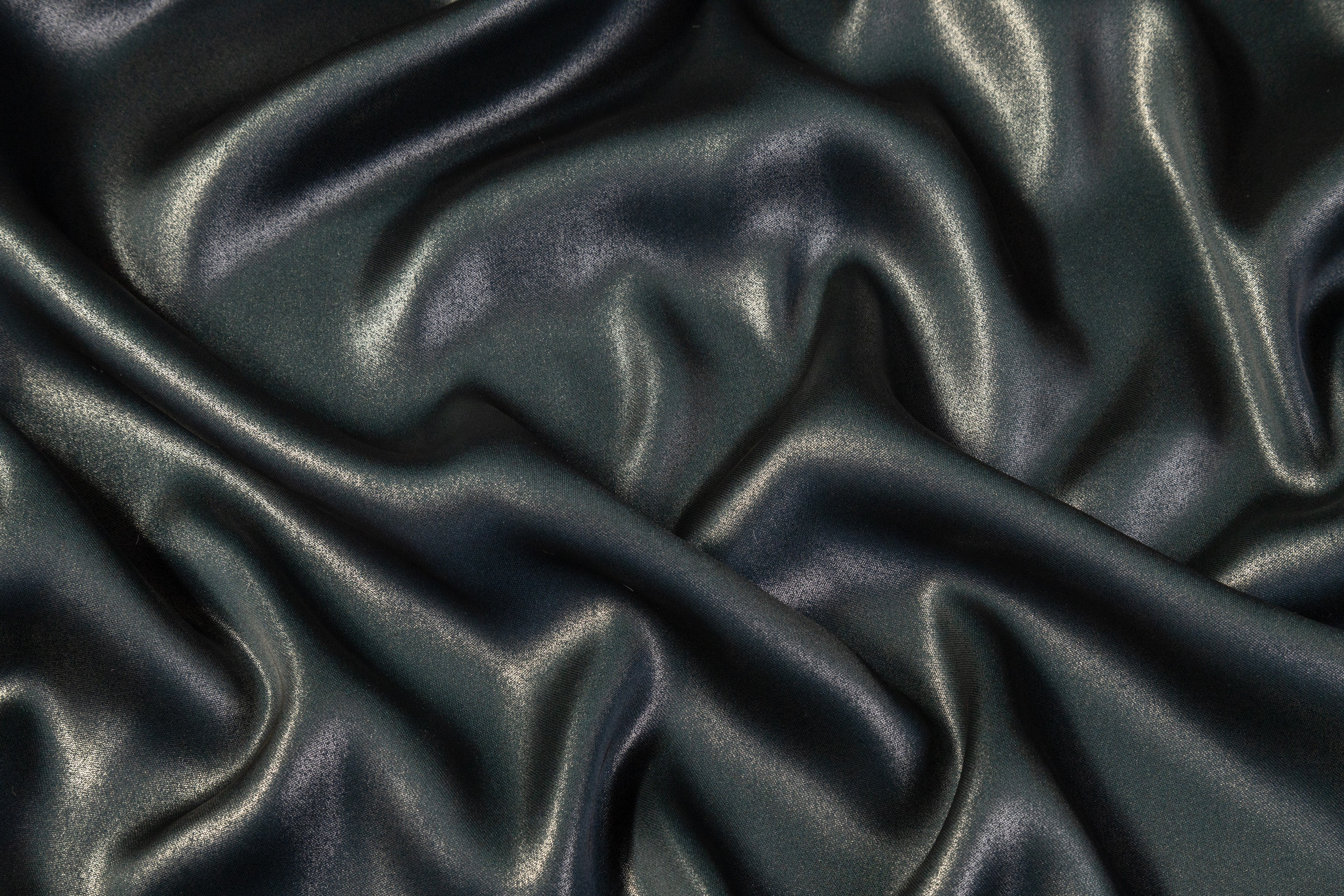 Laminated Italian Crepe - Green