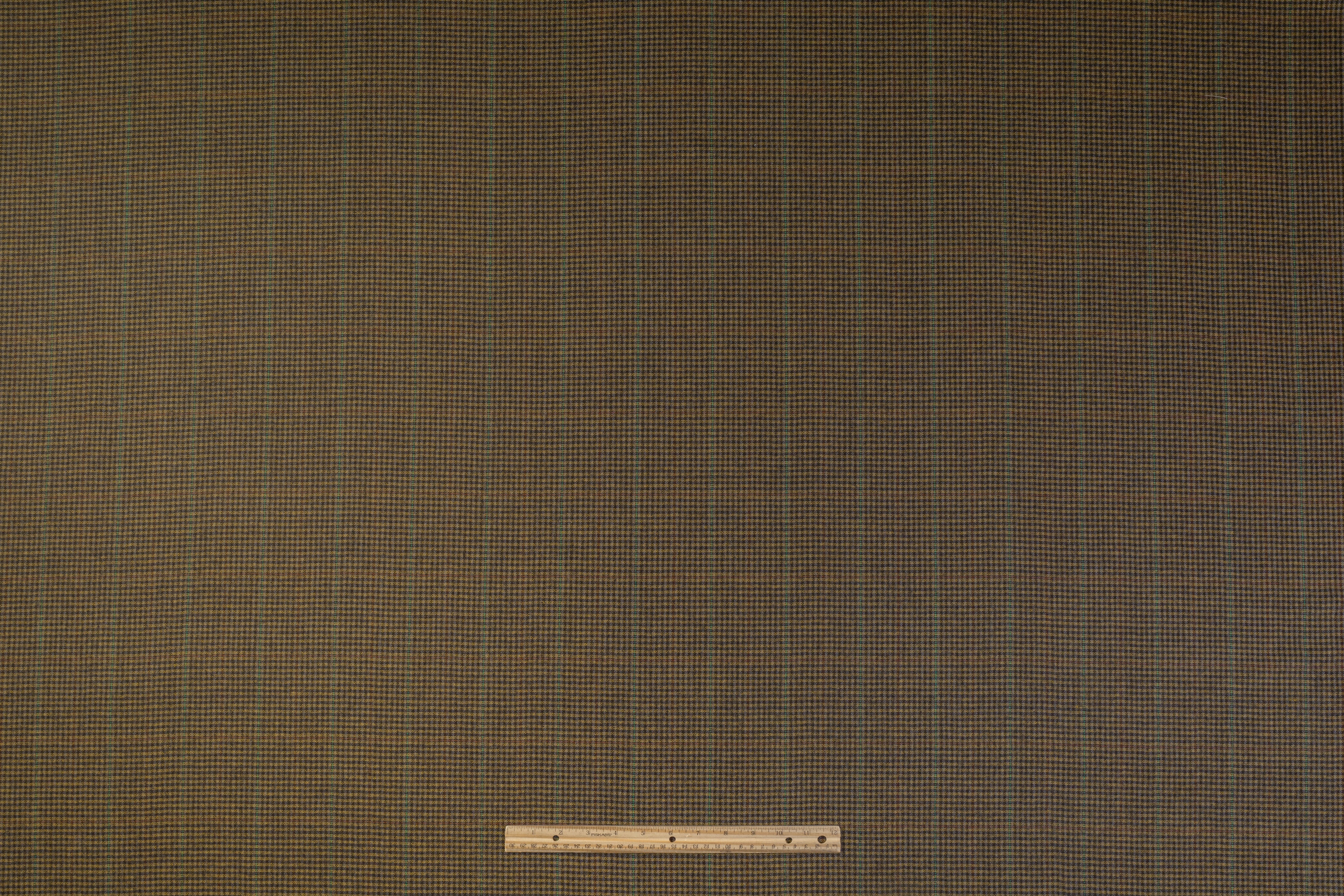 Tollegno - Plaid Italian Wool Suiting - Antique Brass