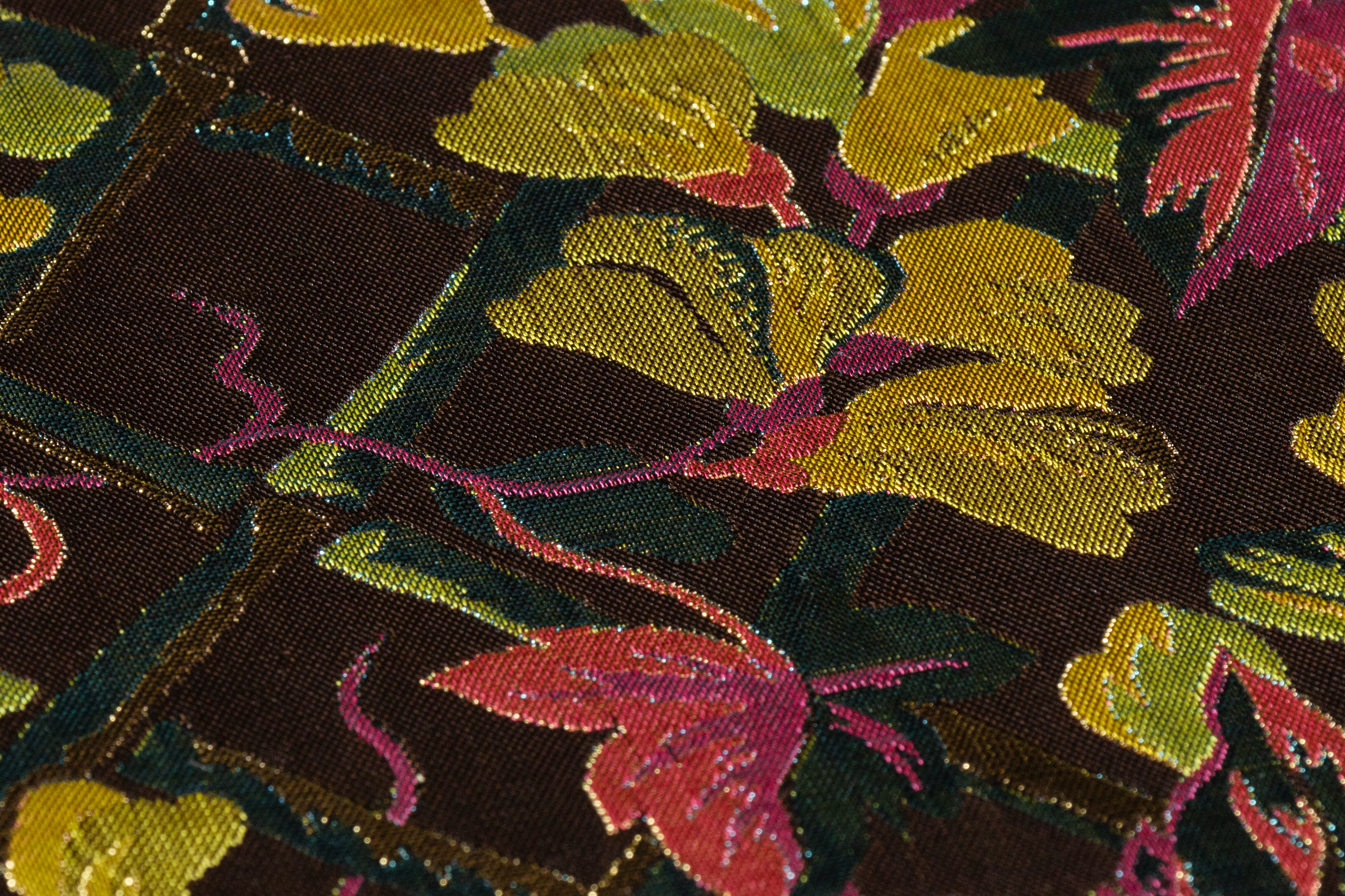 Floral Metallic Italian Brocade - Multicolor