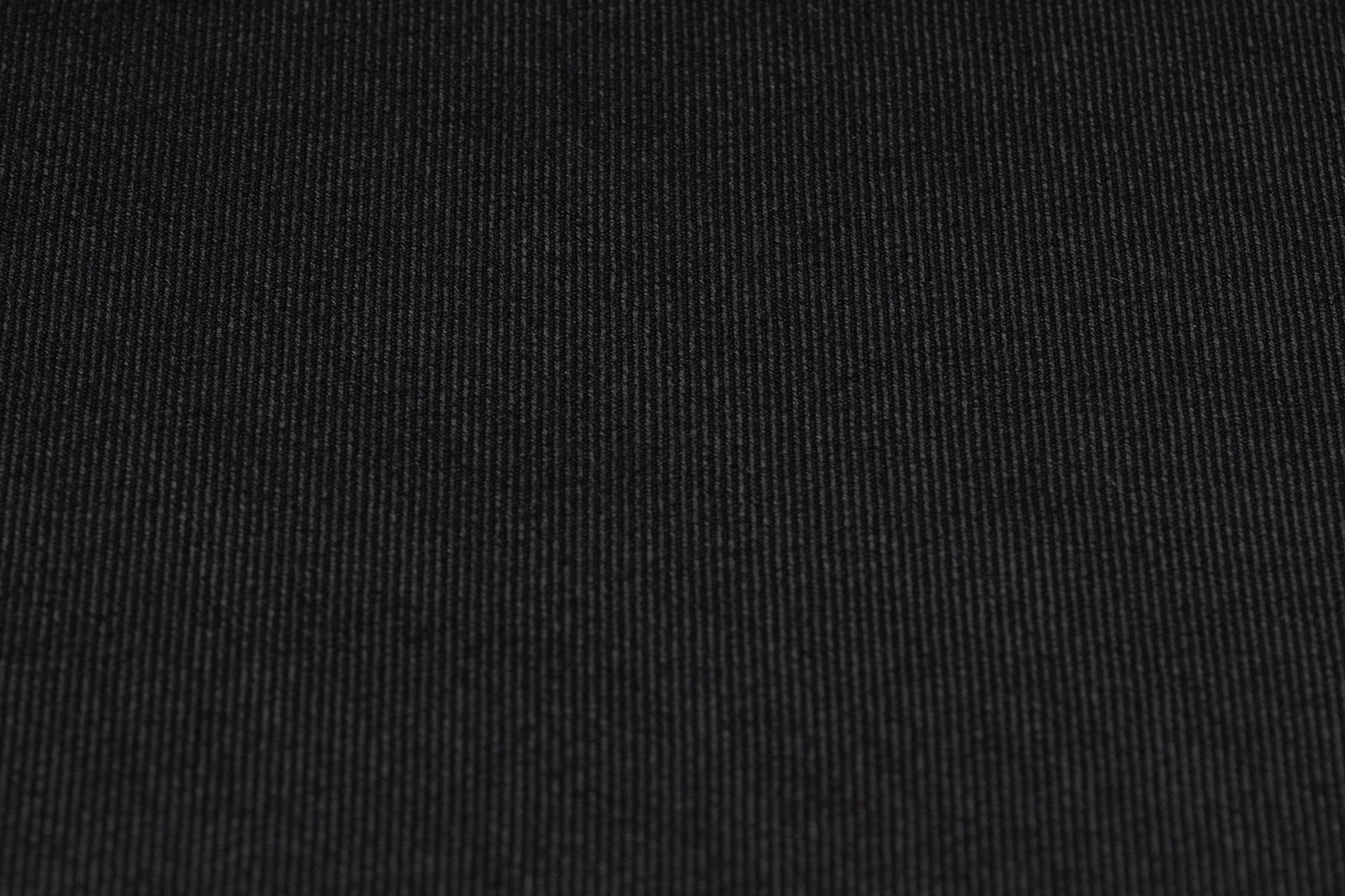 Vitale Barberis Canonico - Italian Wool Gabardine Suiting - Black