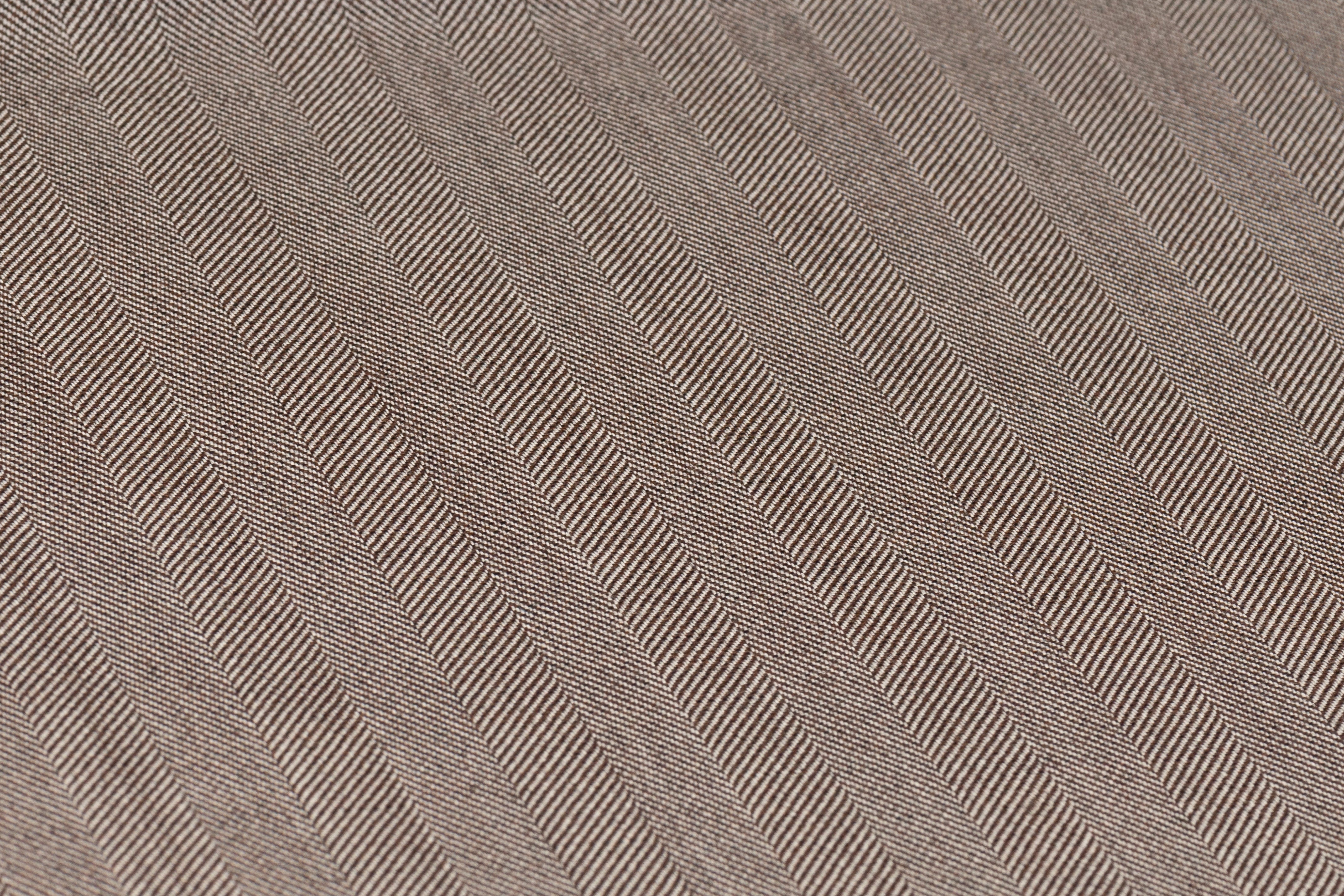 Vitale Barberis Canonico - Herringbone Italian Wool Suiting - Taupe