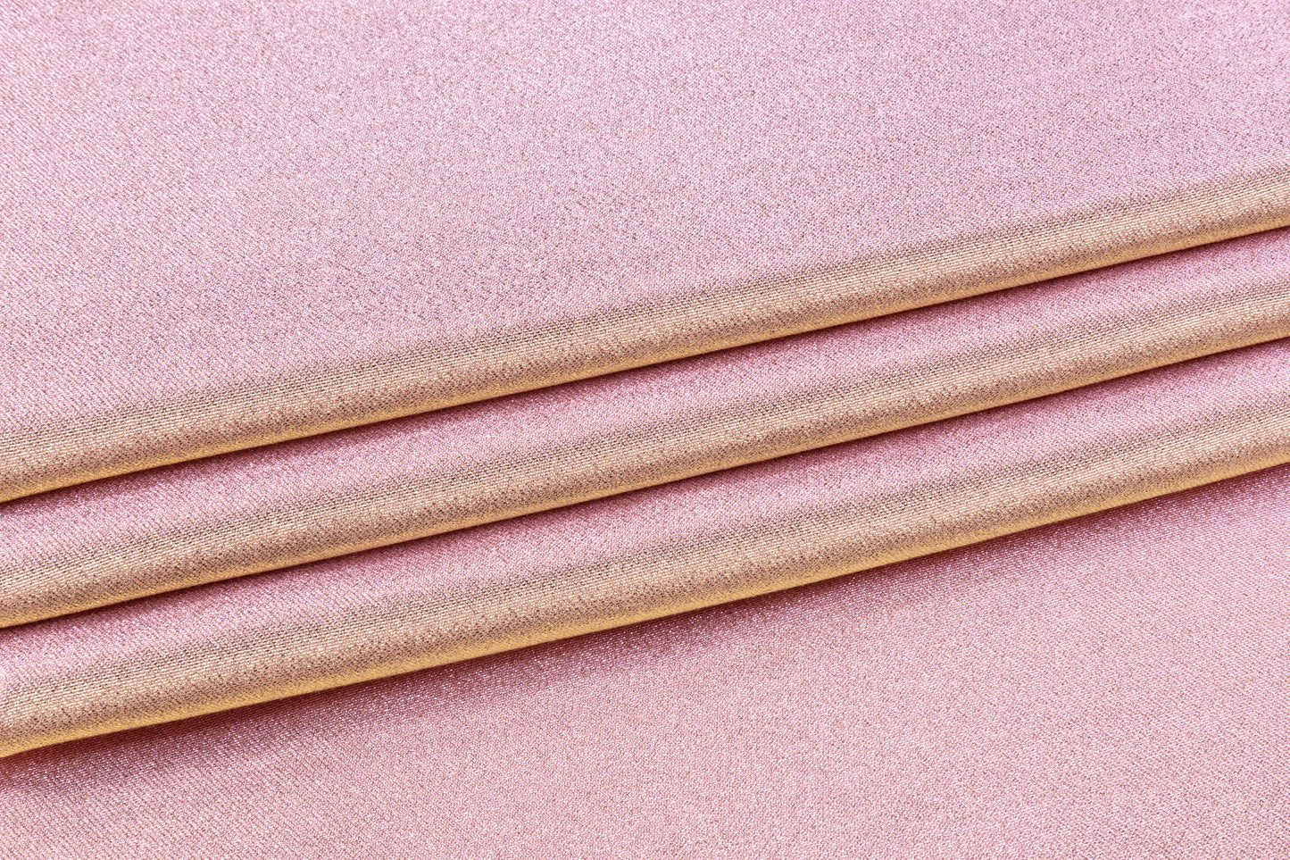 Iridescent Metallic Brocade - Pink / Gold