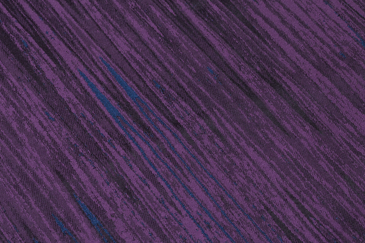 Streaked Italian Brocade- Purple / Blue