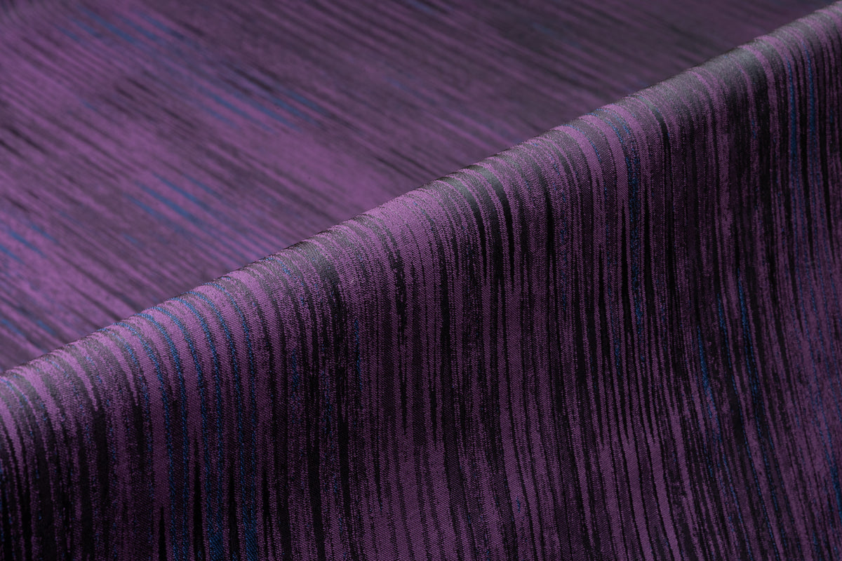 Streaked Italian Brocade- Purple / Blue
