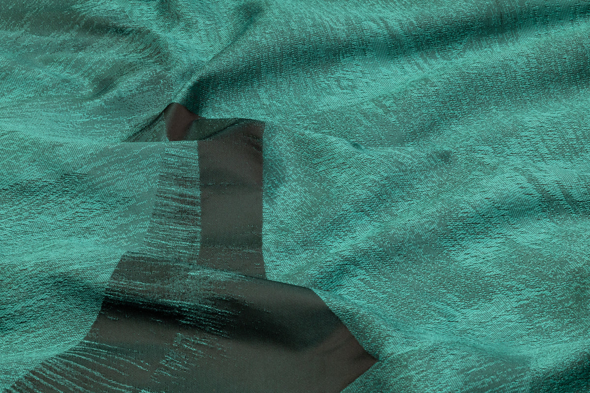 Abstract Italian Brocade - Emerald Teal