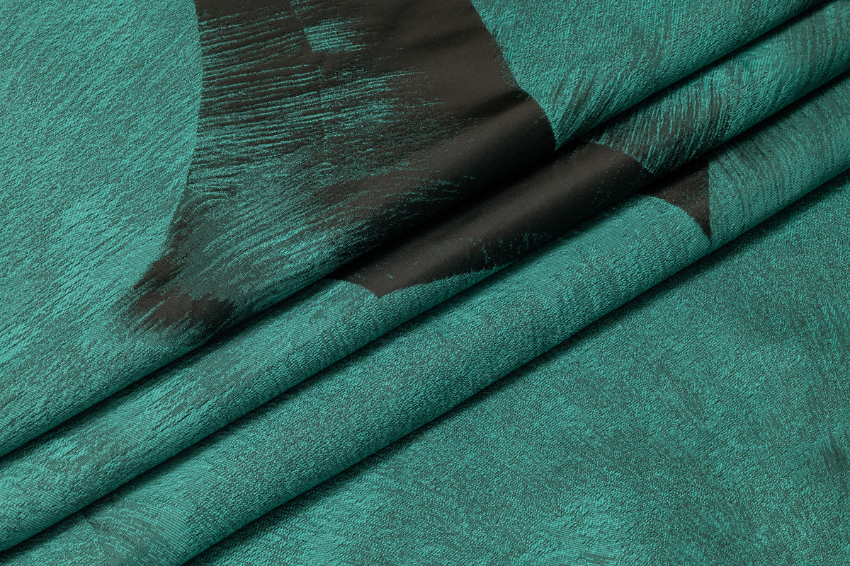 Abstract Italian Brocade - Emerald Teal