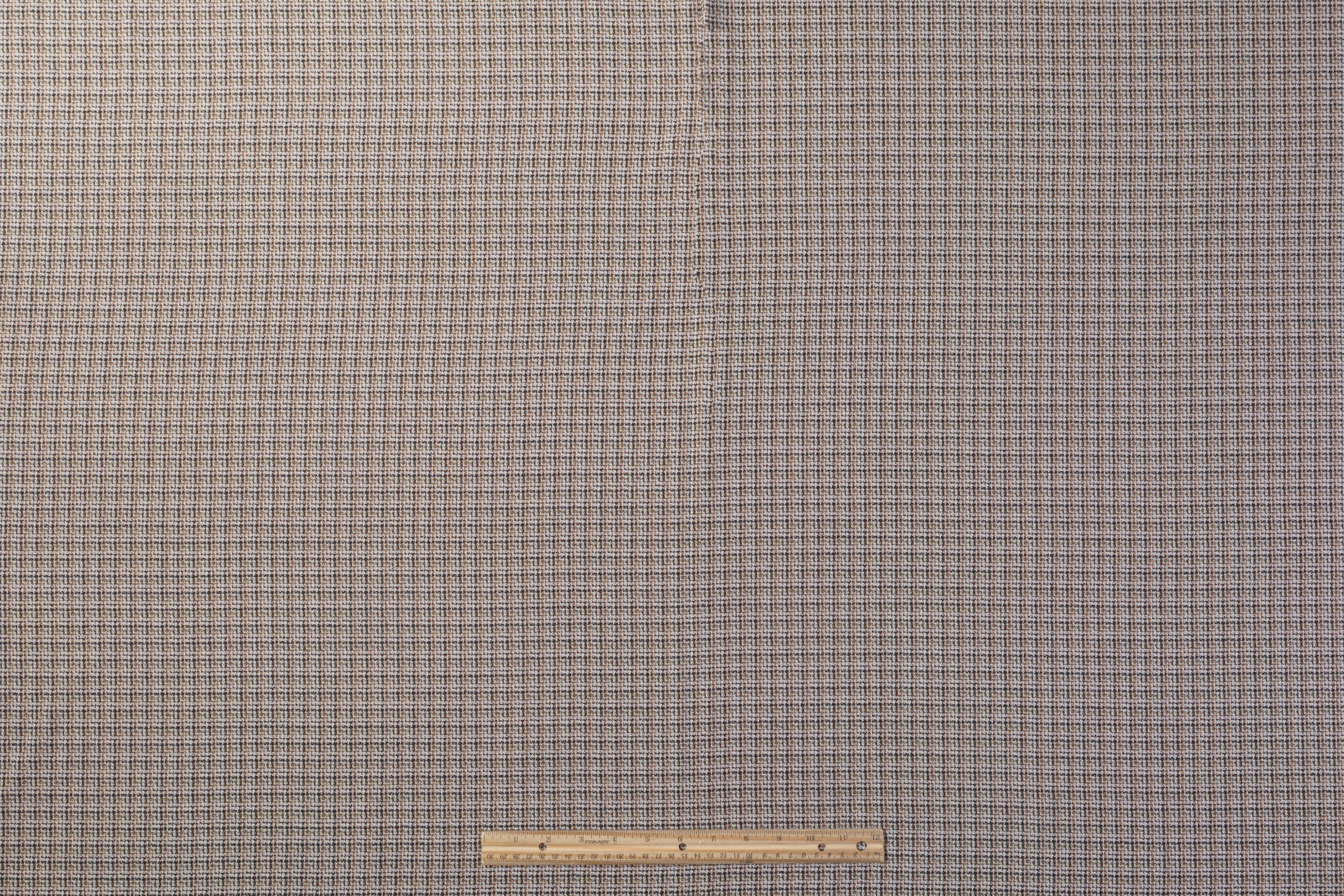 Loro Piana - Italian Silk Wool Cotton Tweed Suiting - Brown / Green