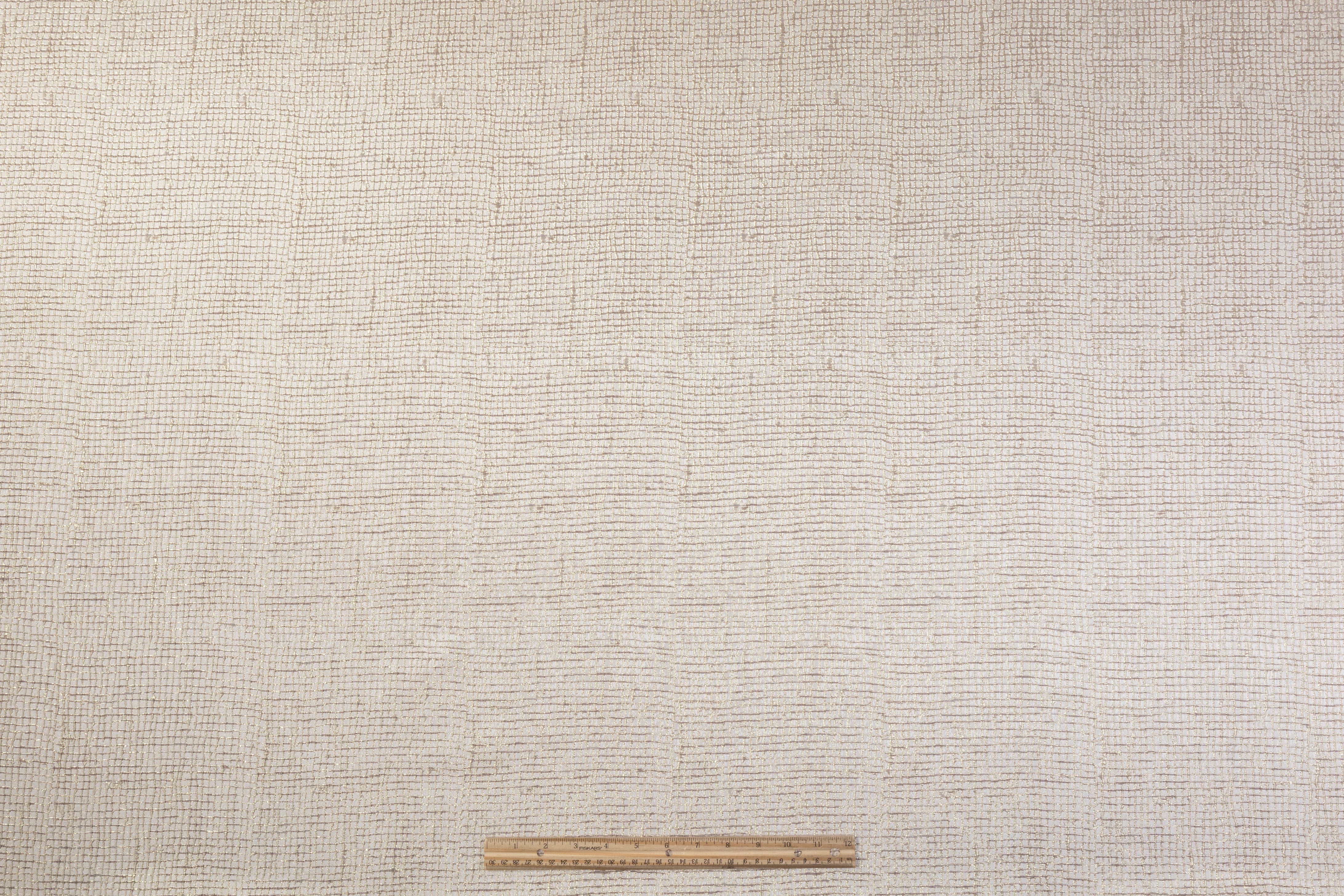 Metallic Textured Brocade - Champagne Gold