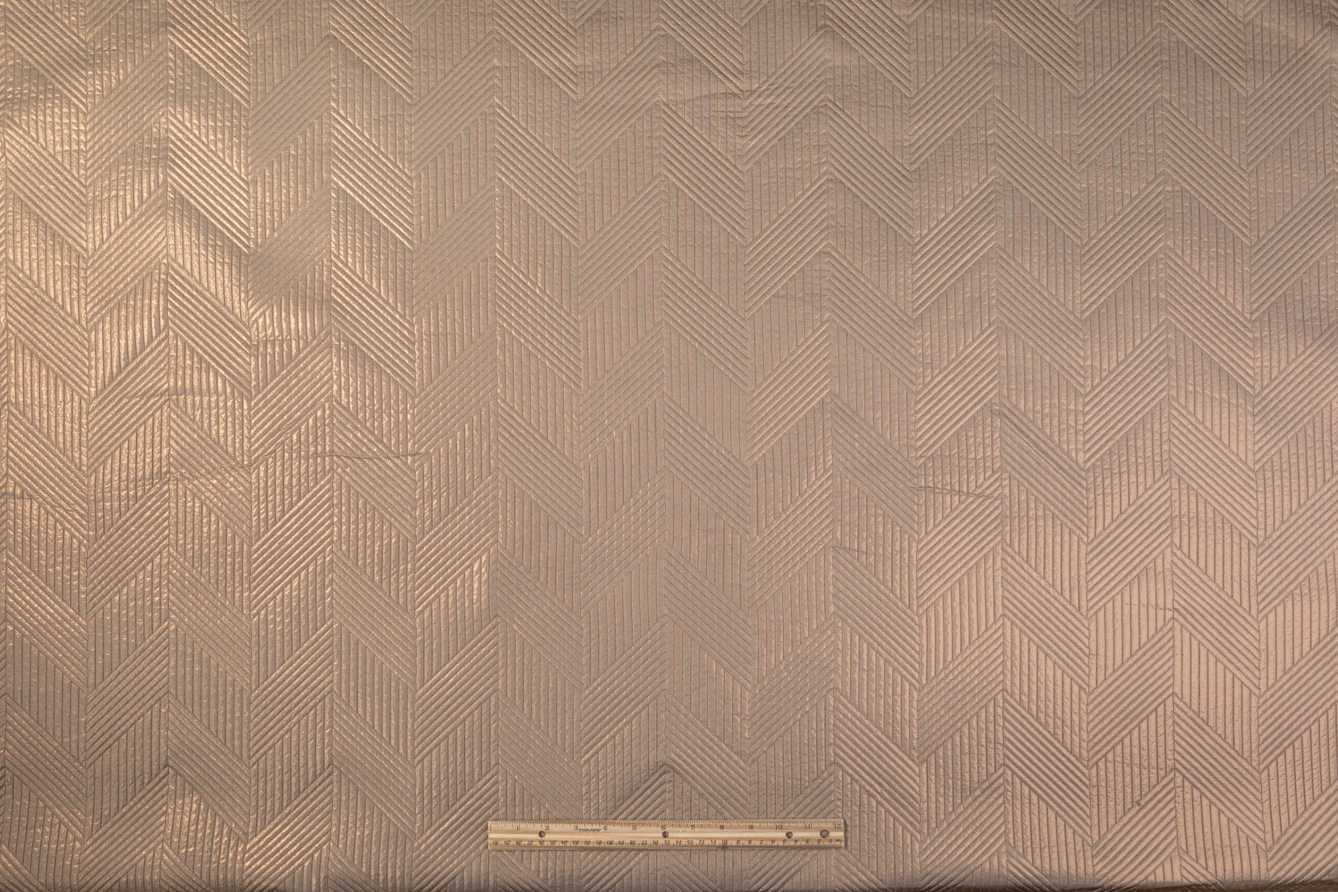 Metallic Matelassé - Bronze