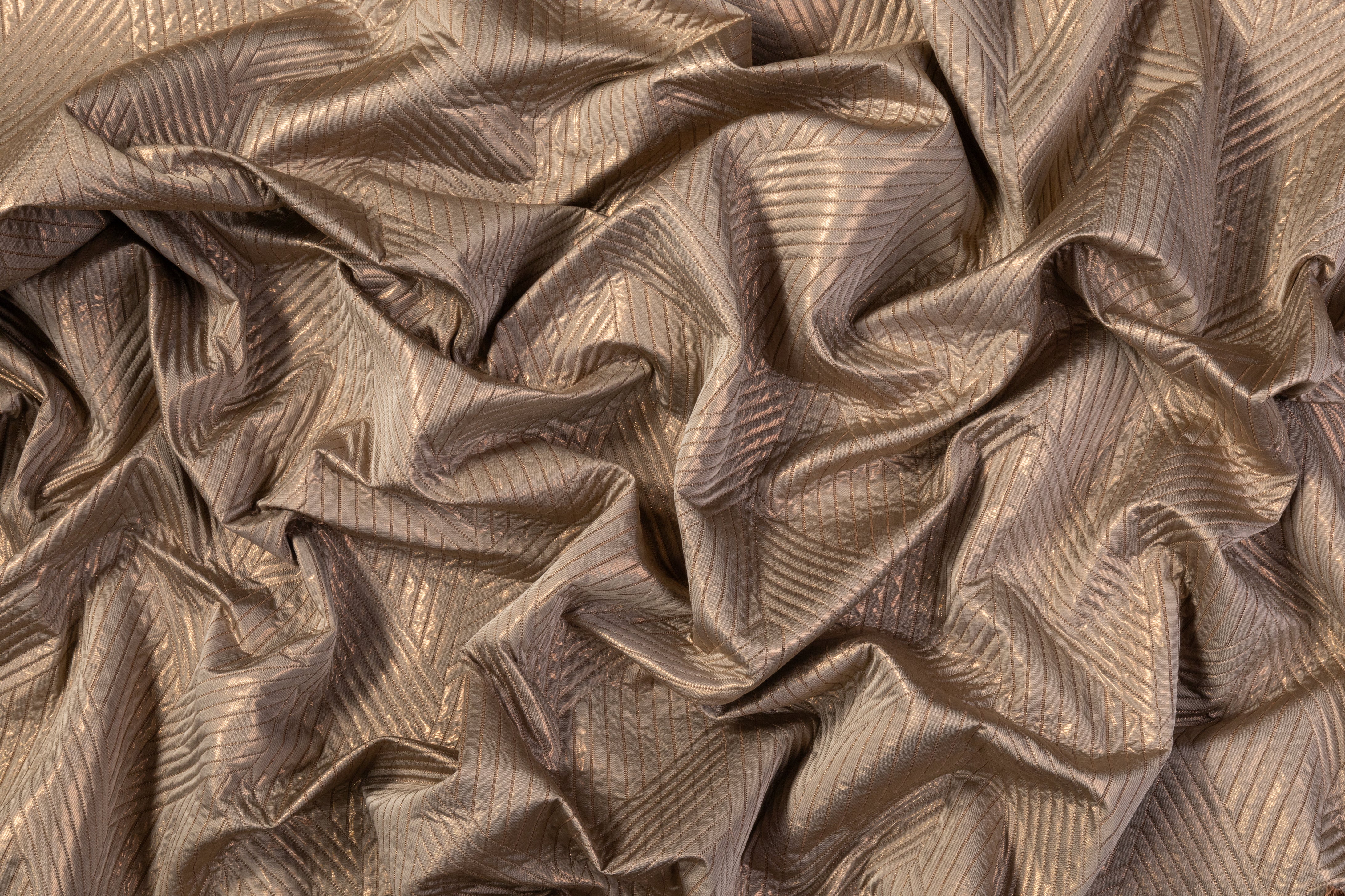 Metallic Matelassé - Bronze