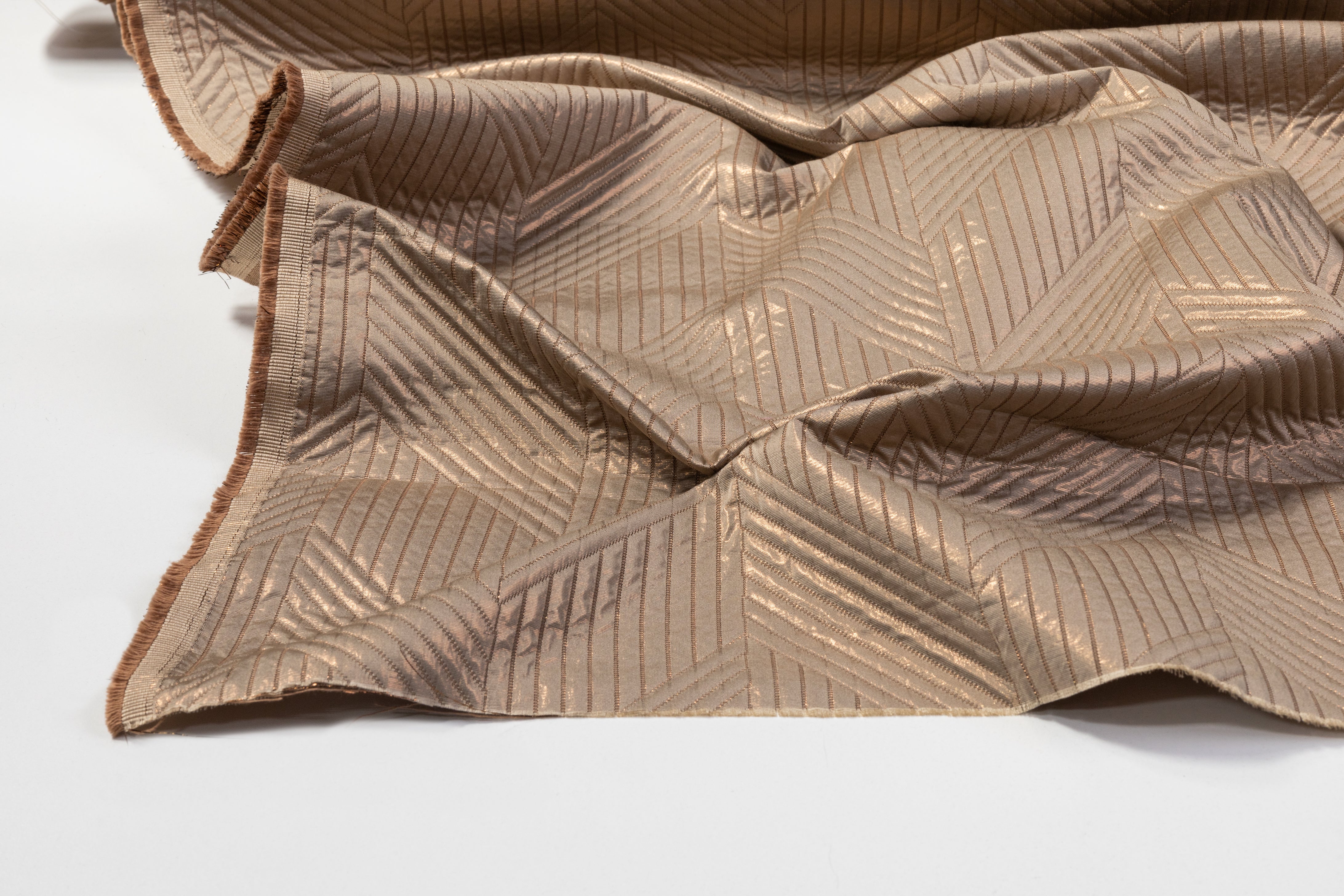 Metallic Matelassé - Bronze