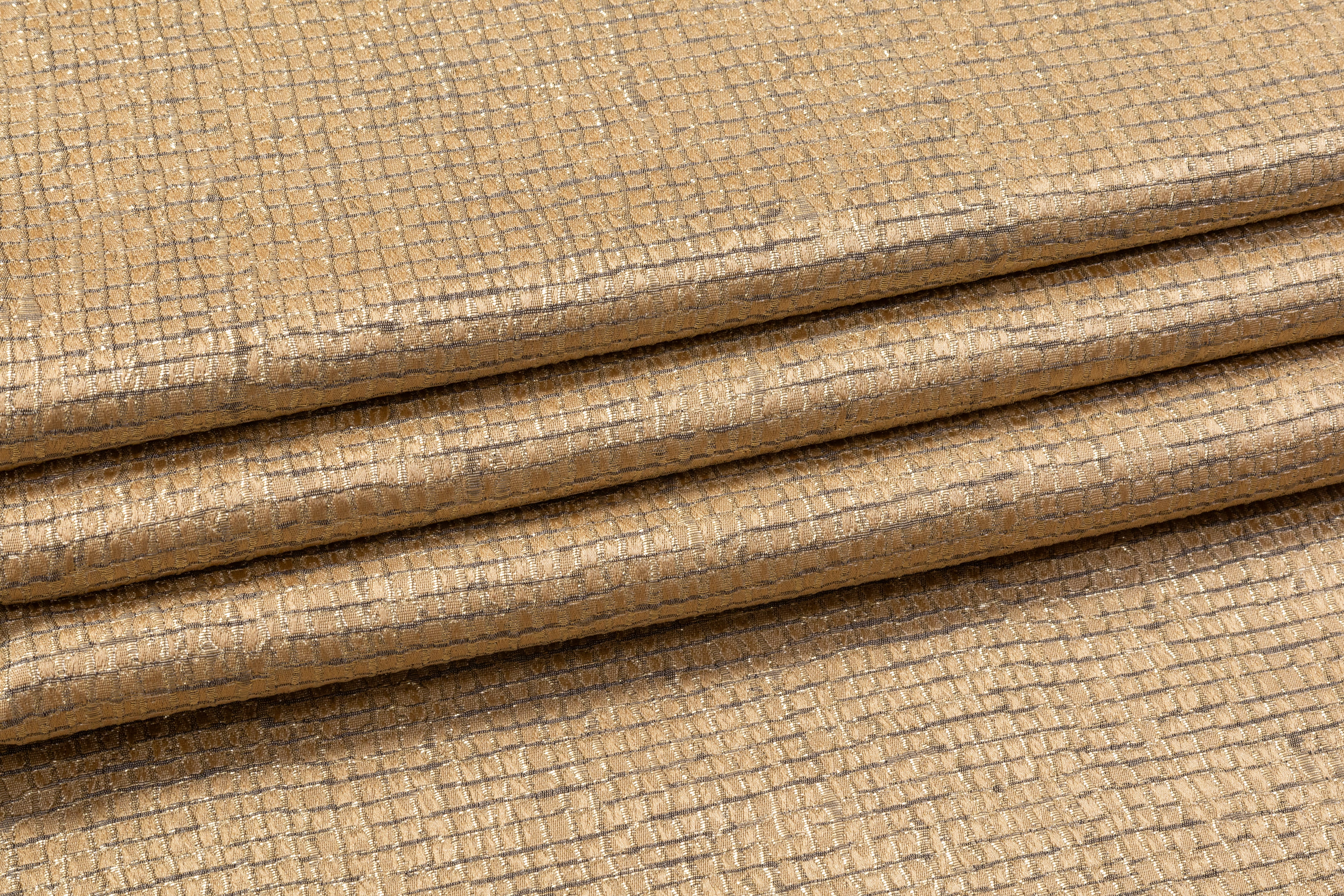 Metallic Textured Brocade - Gold