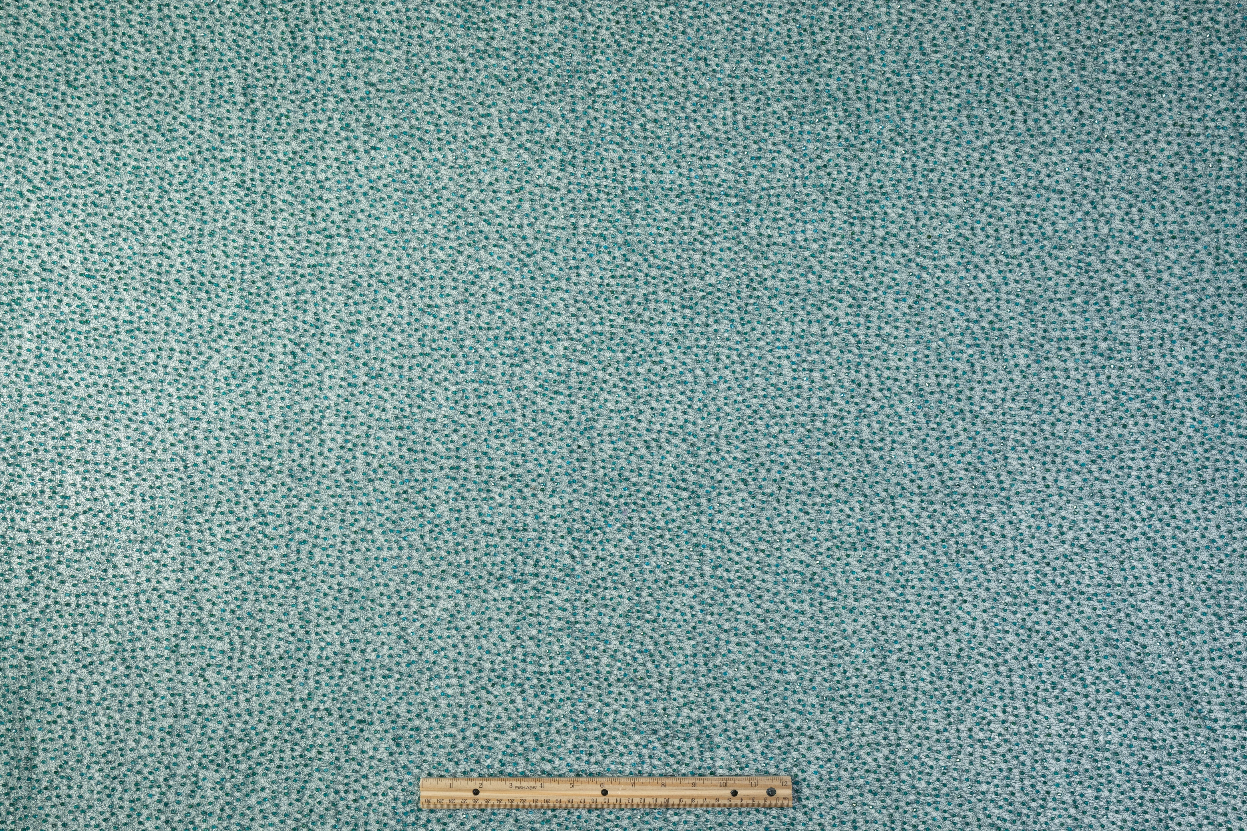 Handmade Crystal Beaded Lace - Teal