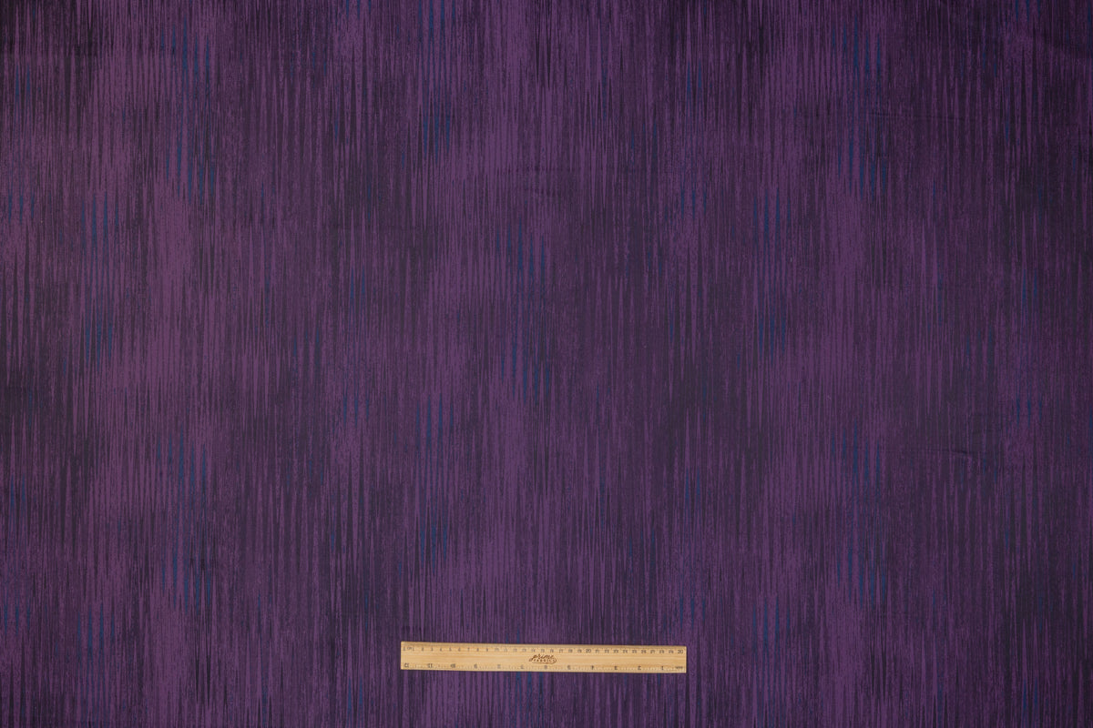 Streaked Italian Brocade- Purple / Blue