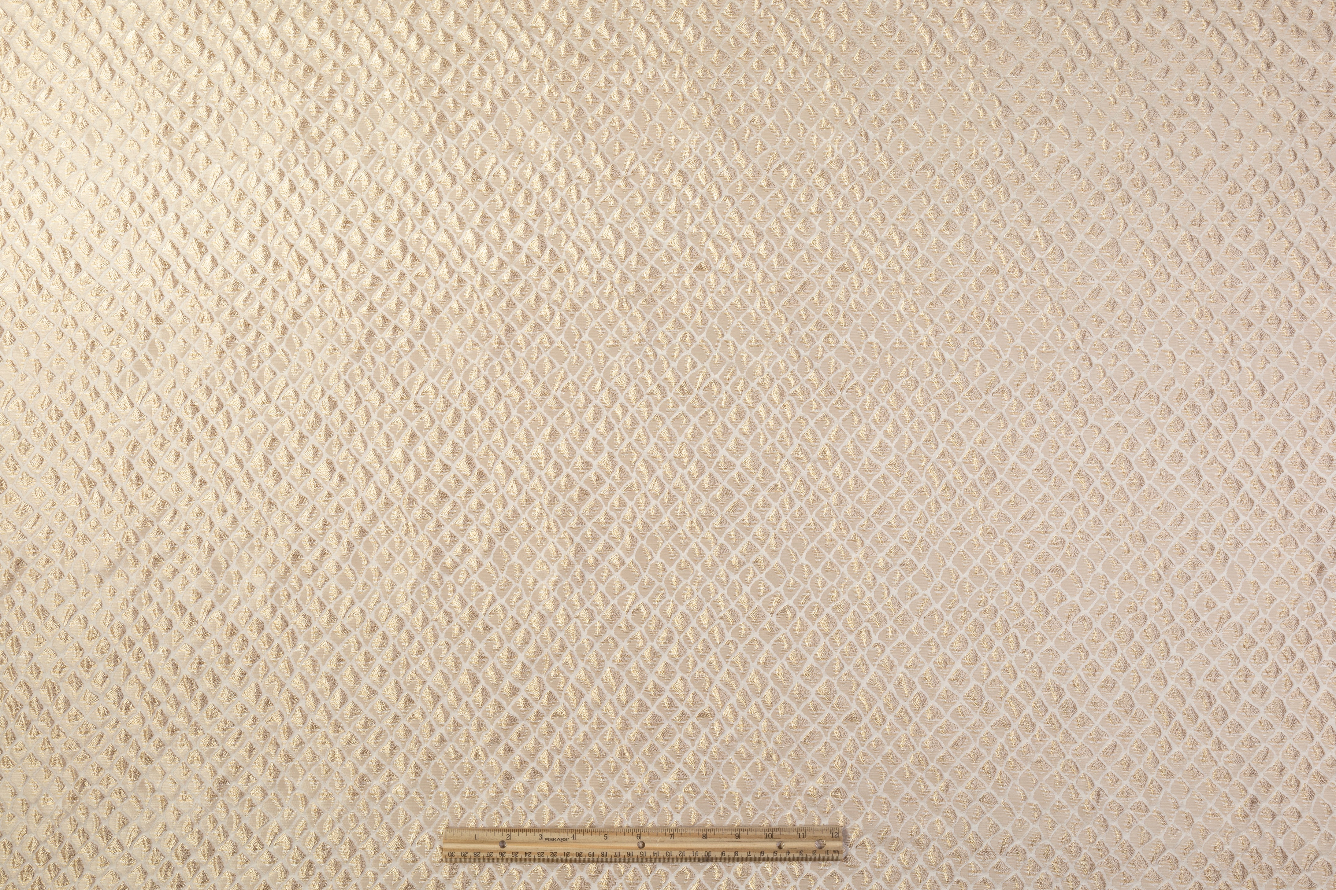 Scale Design Brocade - Gold