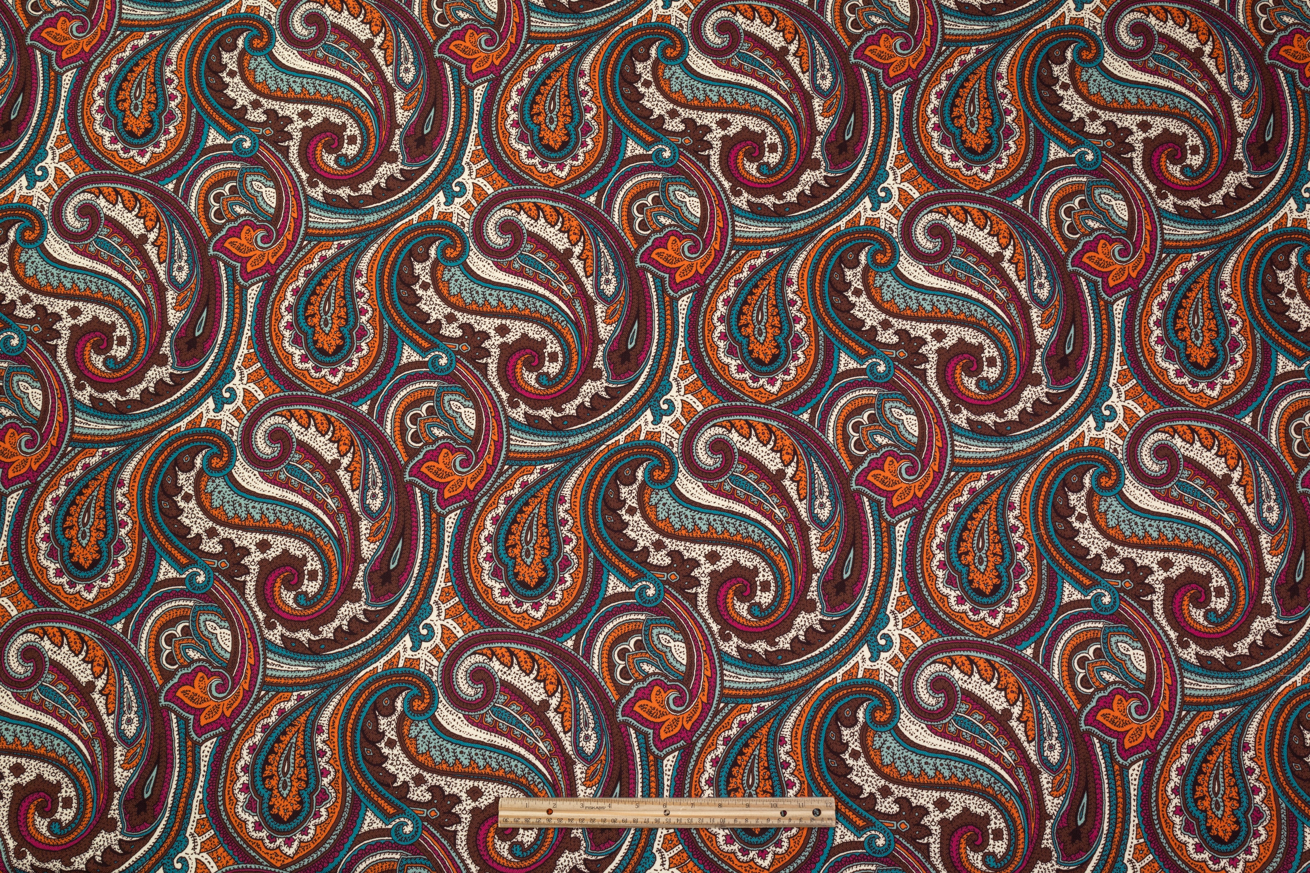 Etro - Paisley Italian Double Wool Crepe - Multicolor