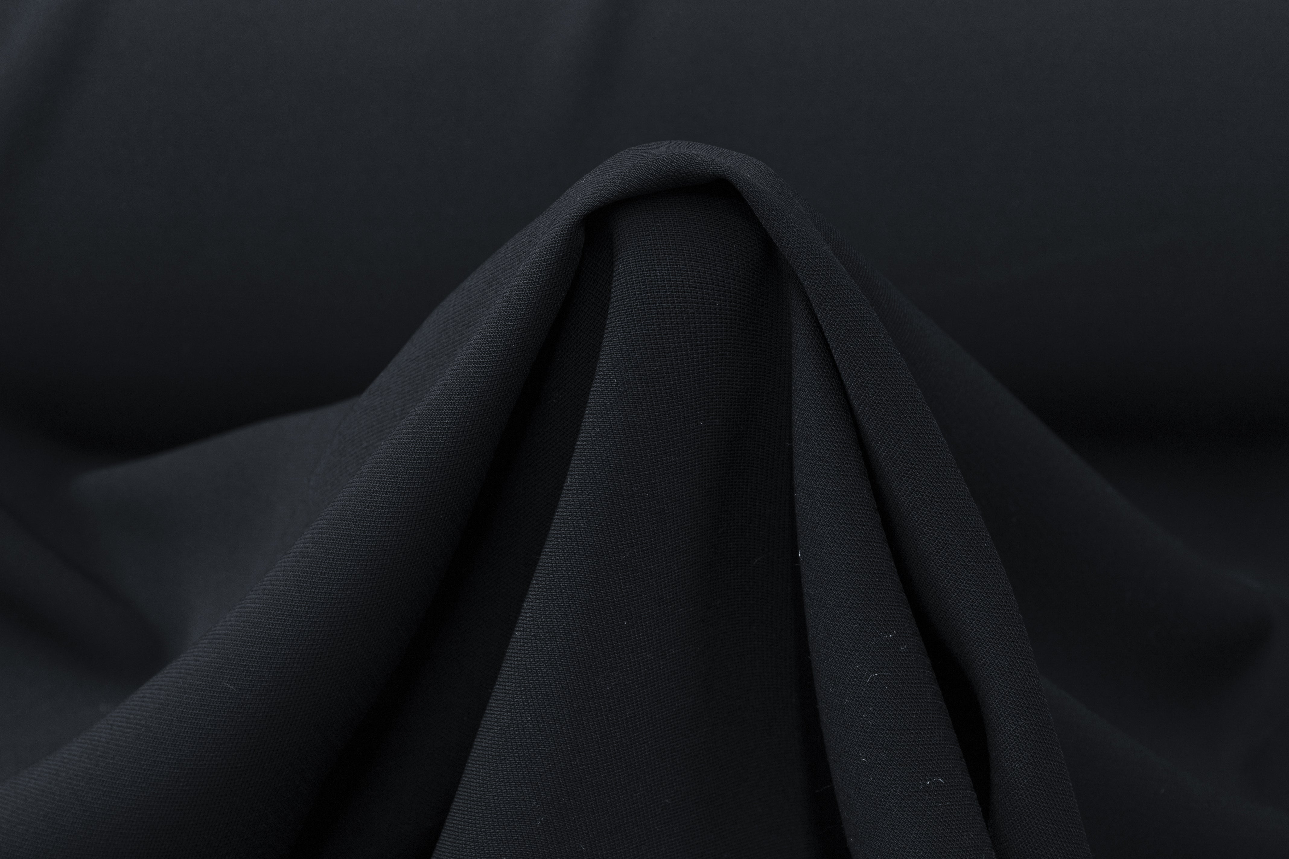 Luxe Italian Crepe - Midnight Navy