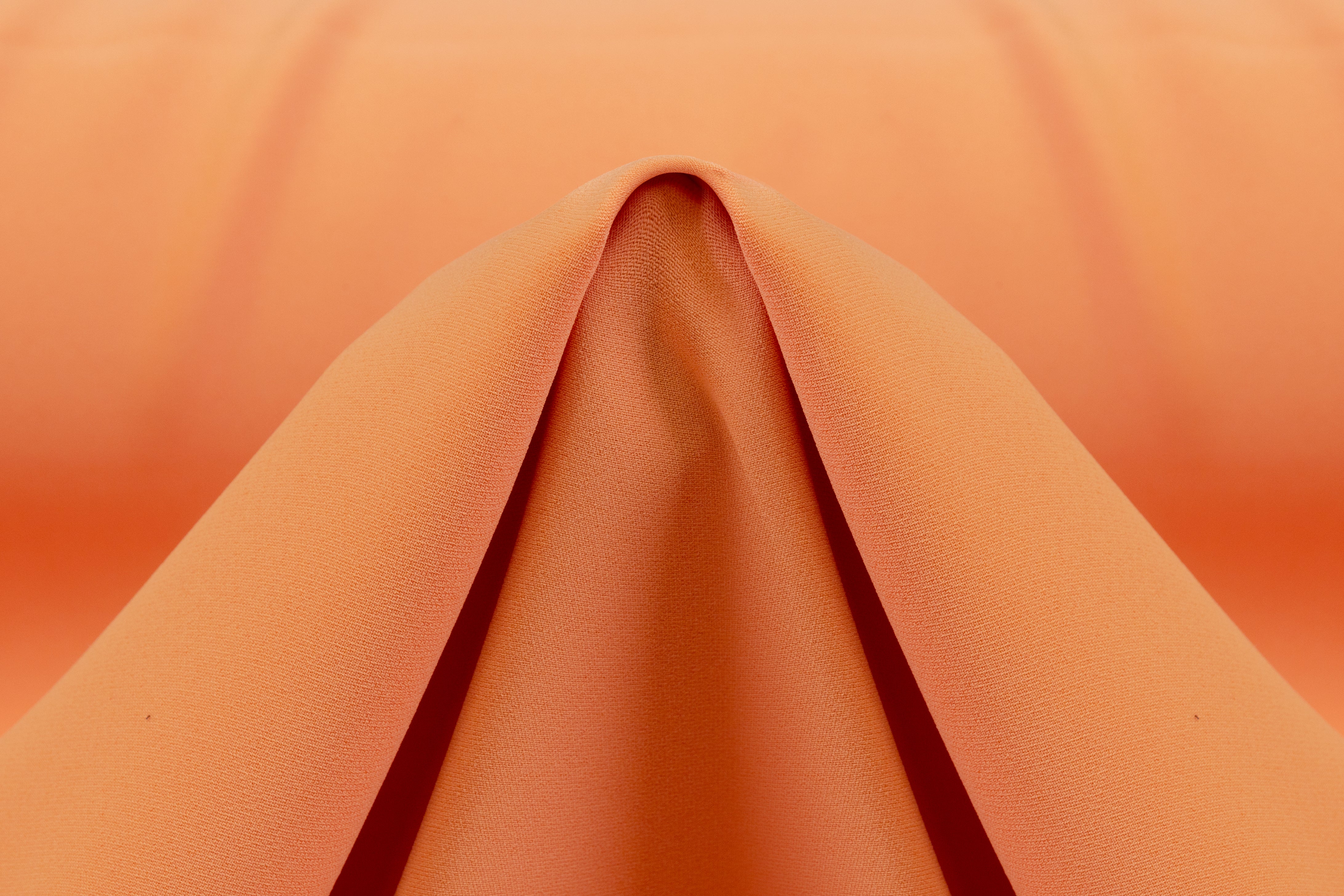 Luxe Italian Crepe - Orange