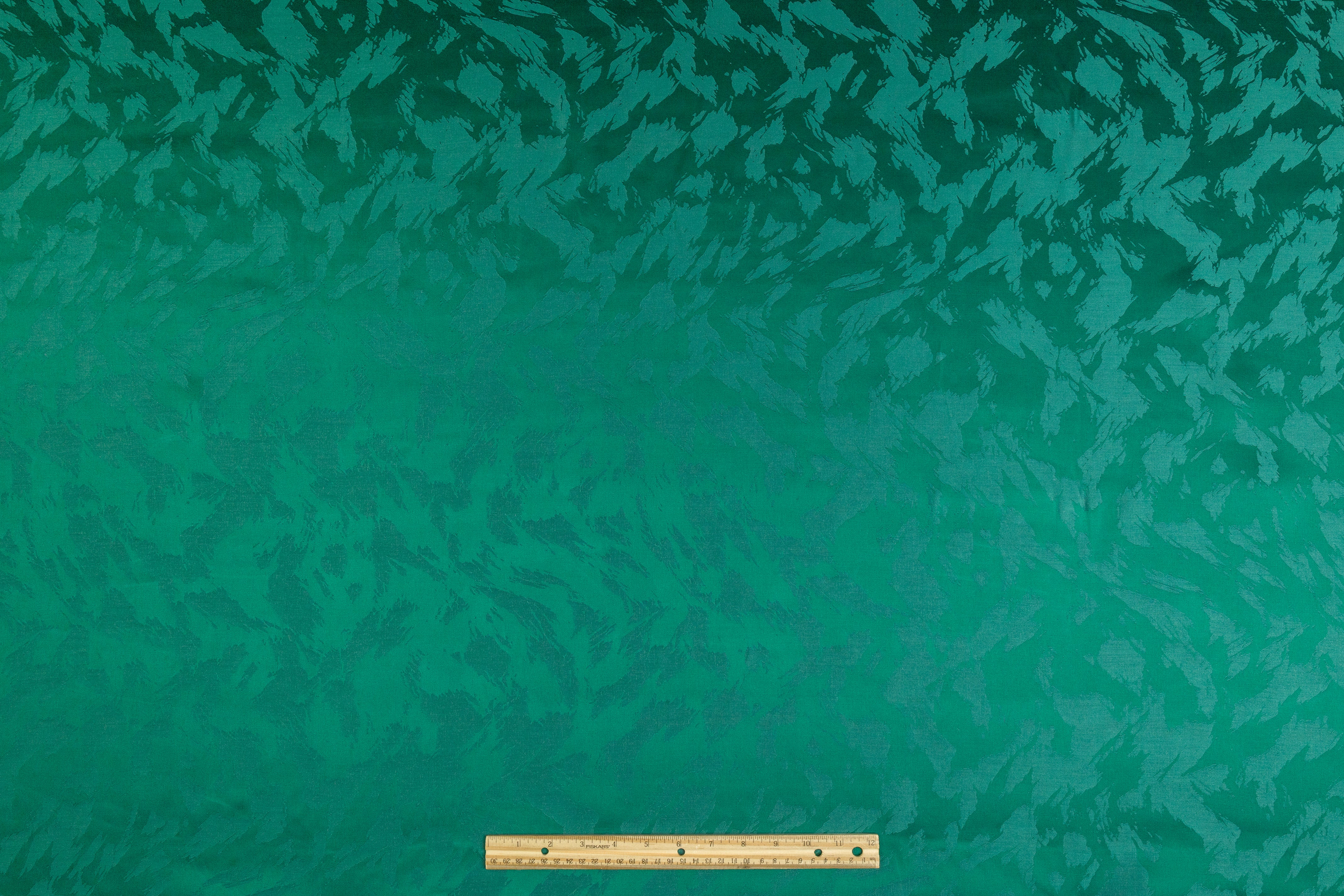 Italian Acetate Viscose Jacquard - Emerald Green