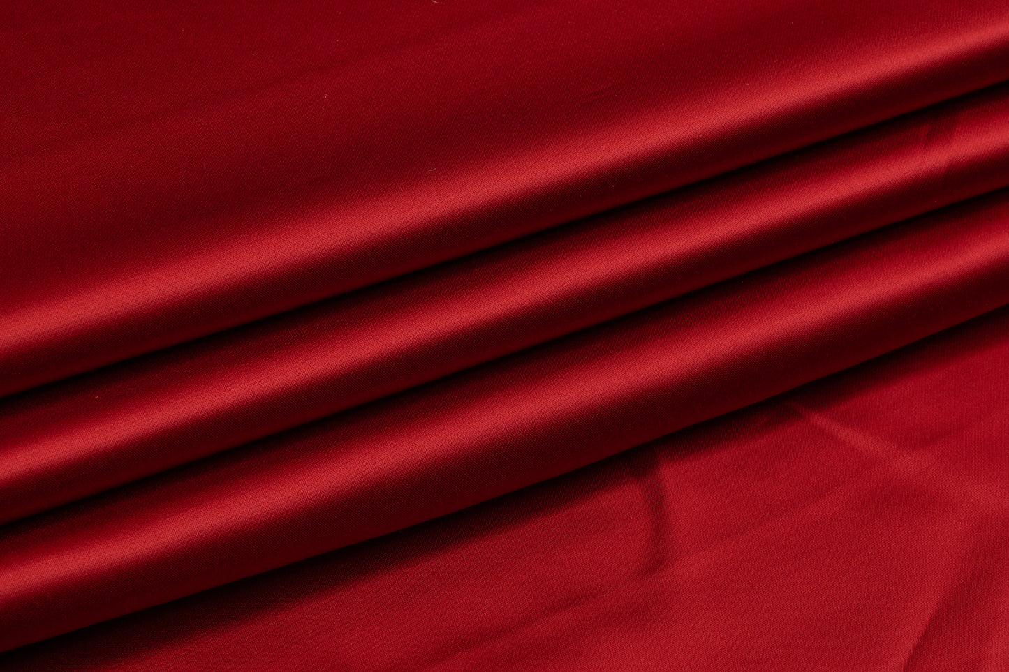 Fused Viscose Satin - Red