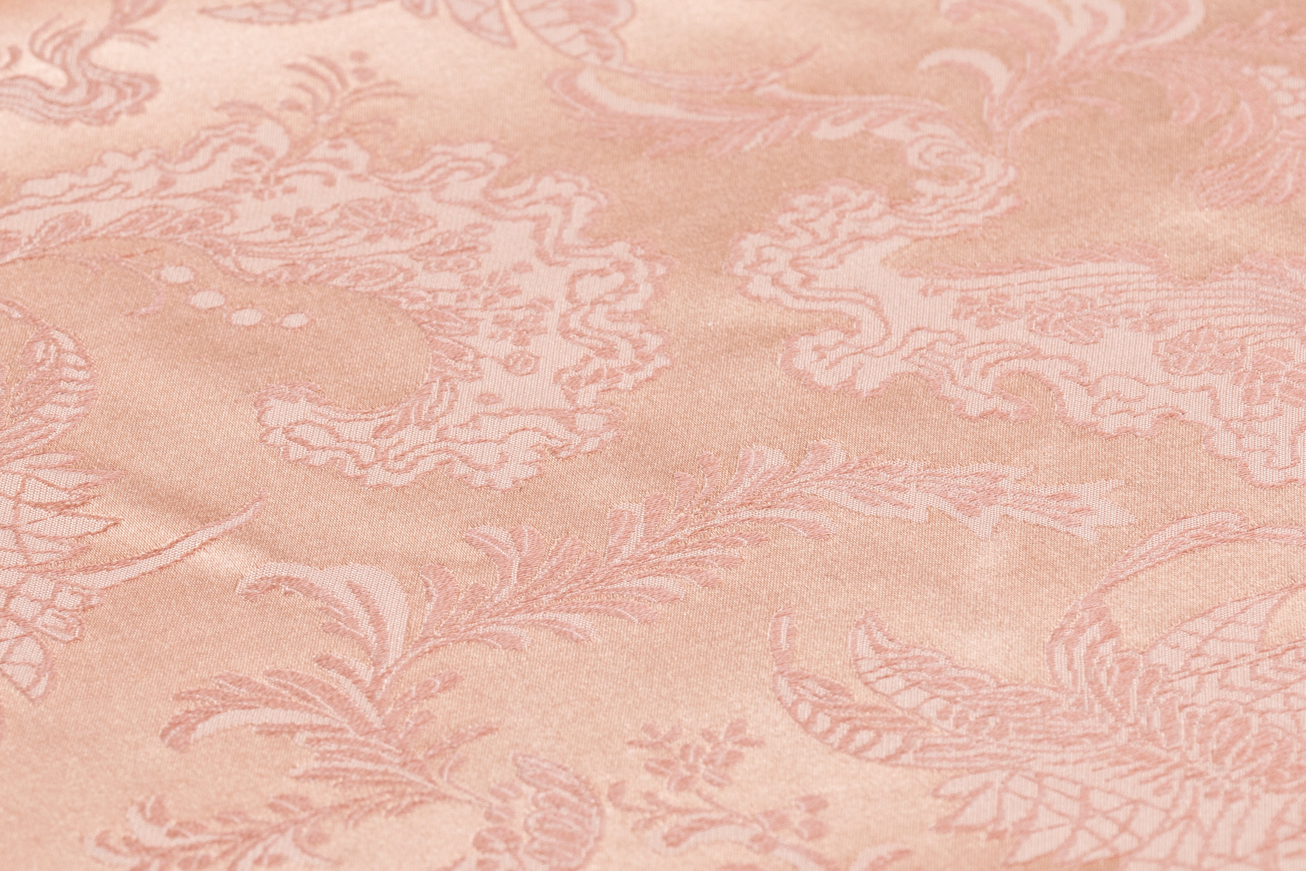 Italian Pure Silk Jacquard - Blush Pink