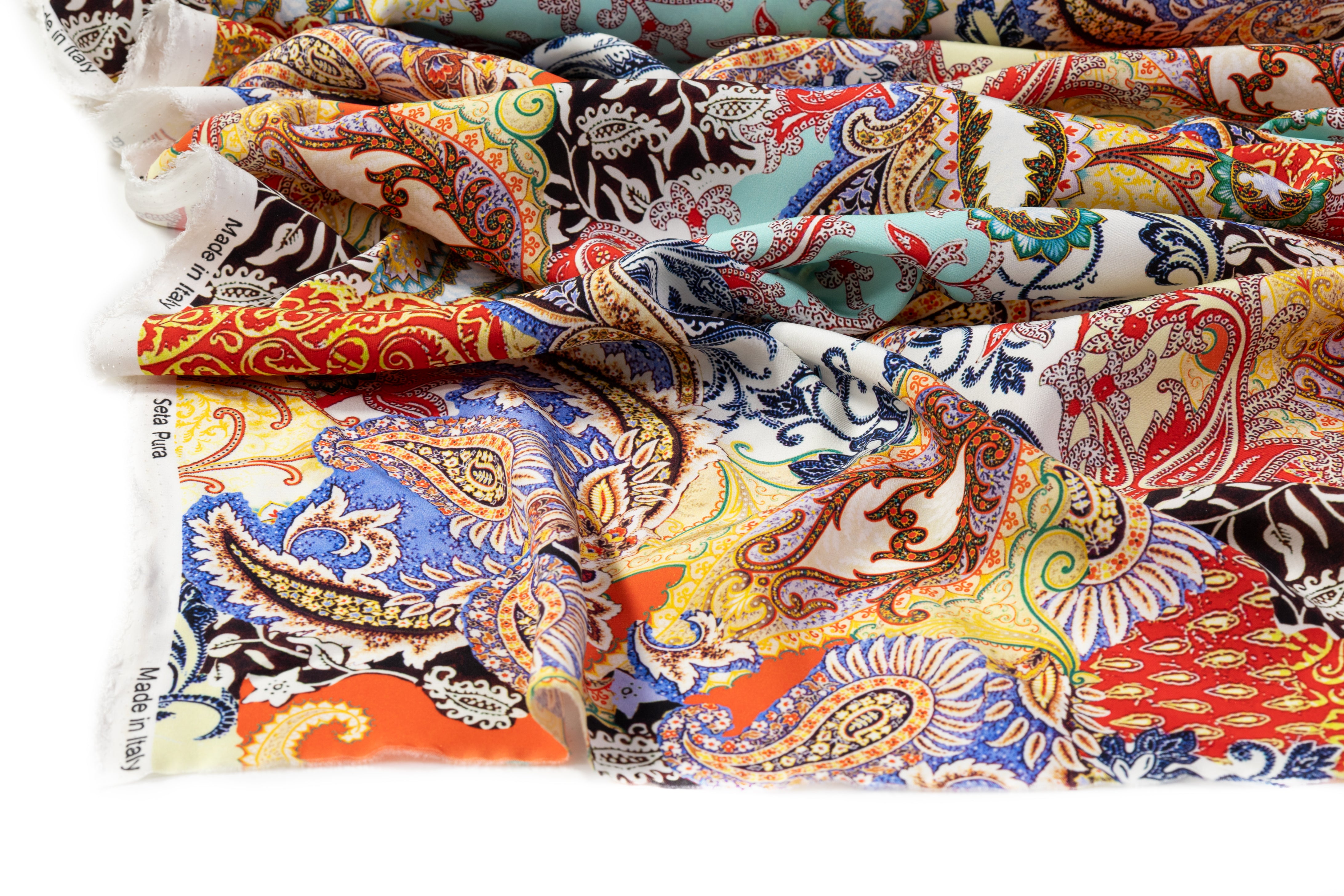 Etro - Paisley Silk Charmeuse - Multicolor